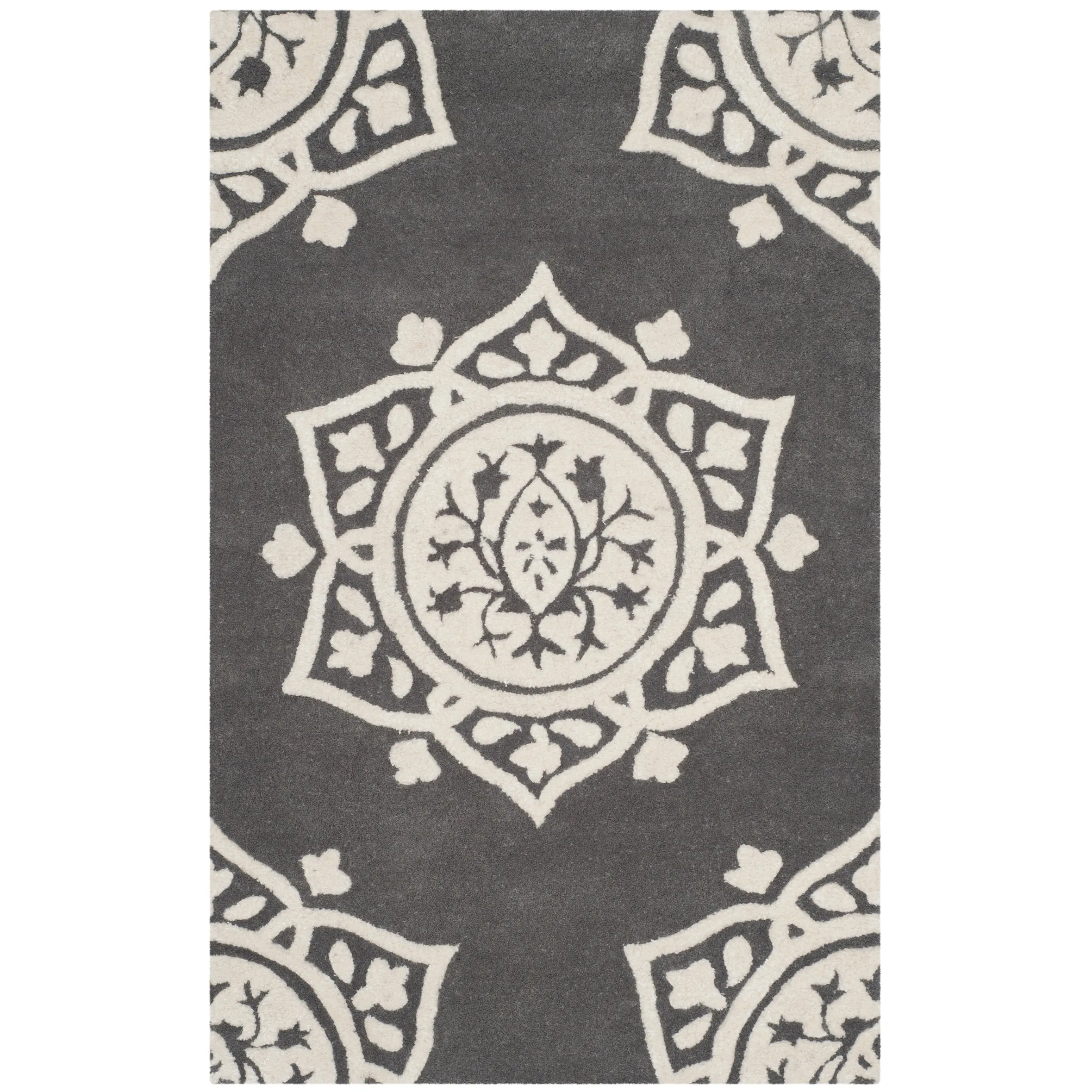 SAFAVIEH Handmade Bella Naina Modern Floral Wool Rug