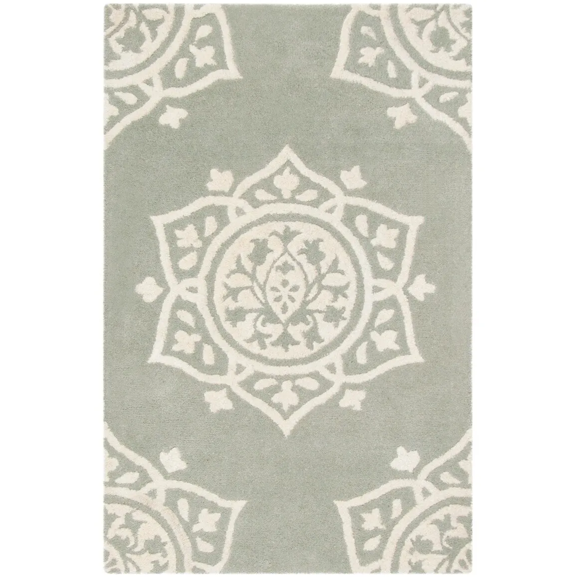 SAFAVIEH Handmade Bella Naina Modern Floral Wool Rug