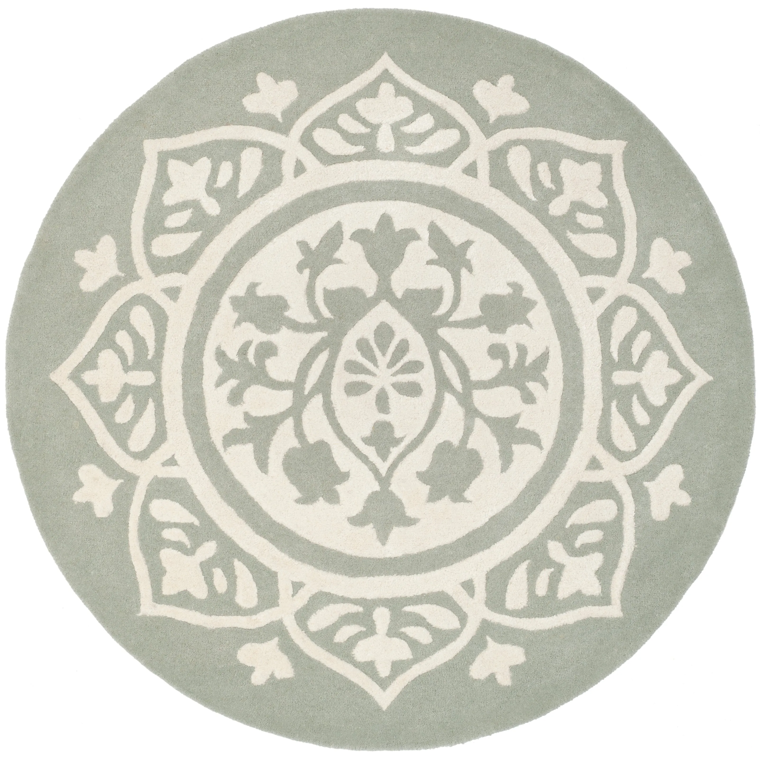 SAFAVIEH Handmade Bella Naina Modern Floral Wool Rug