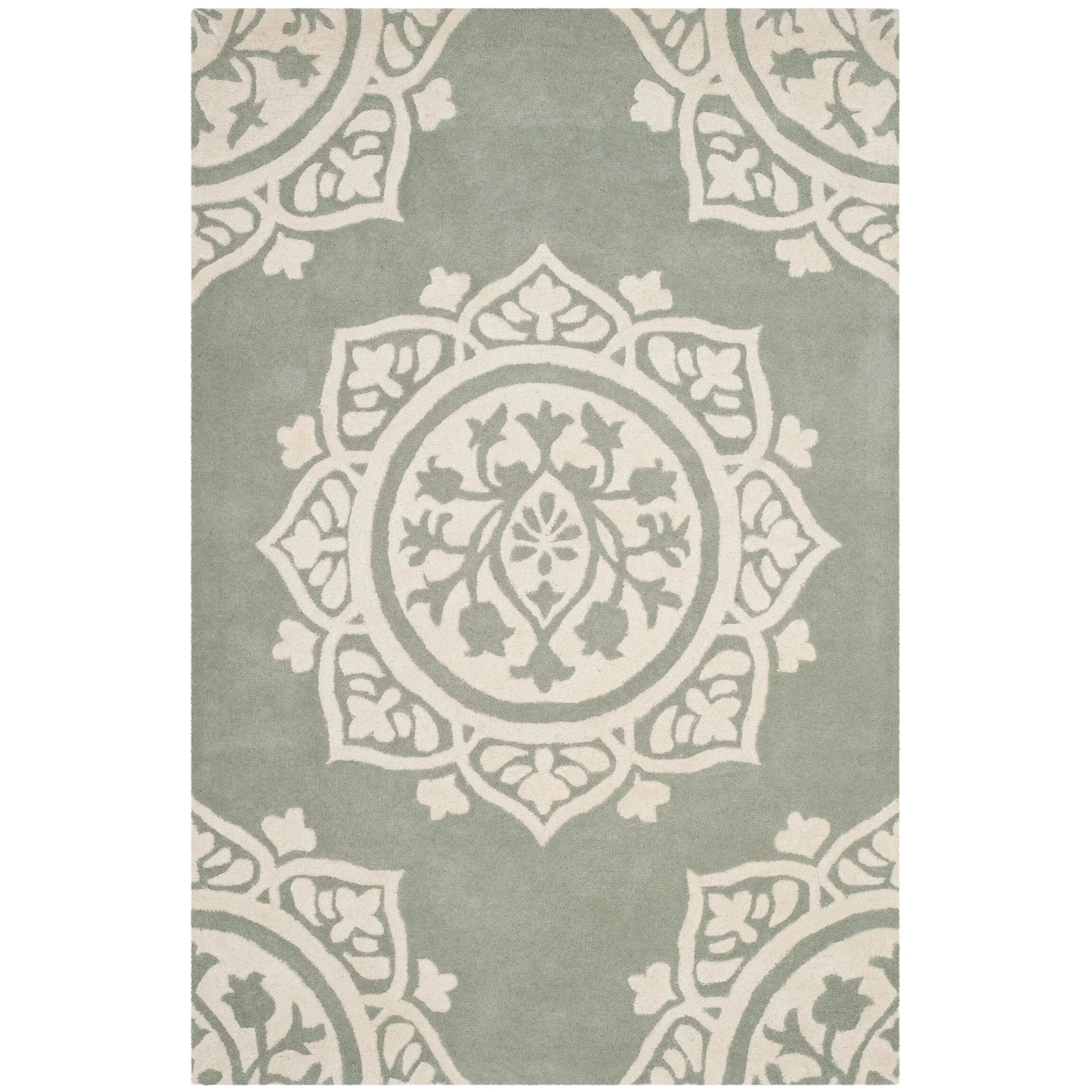 SAFAVIEH Handmade Bella Naina Modern Floral Wool Rug