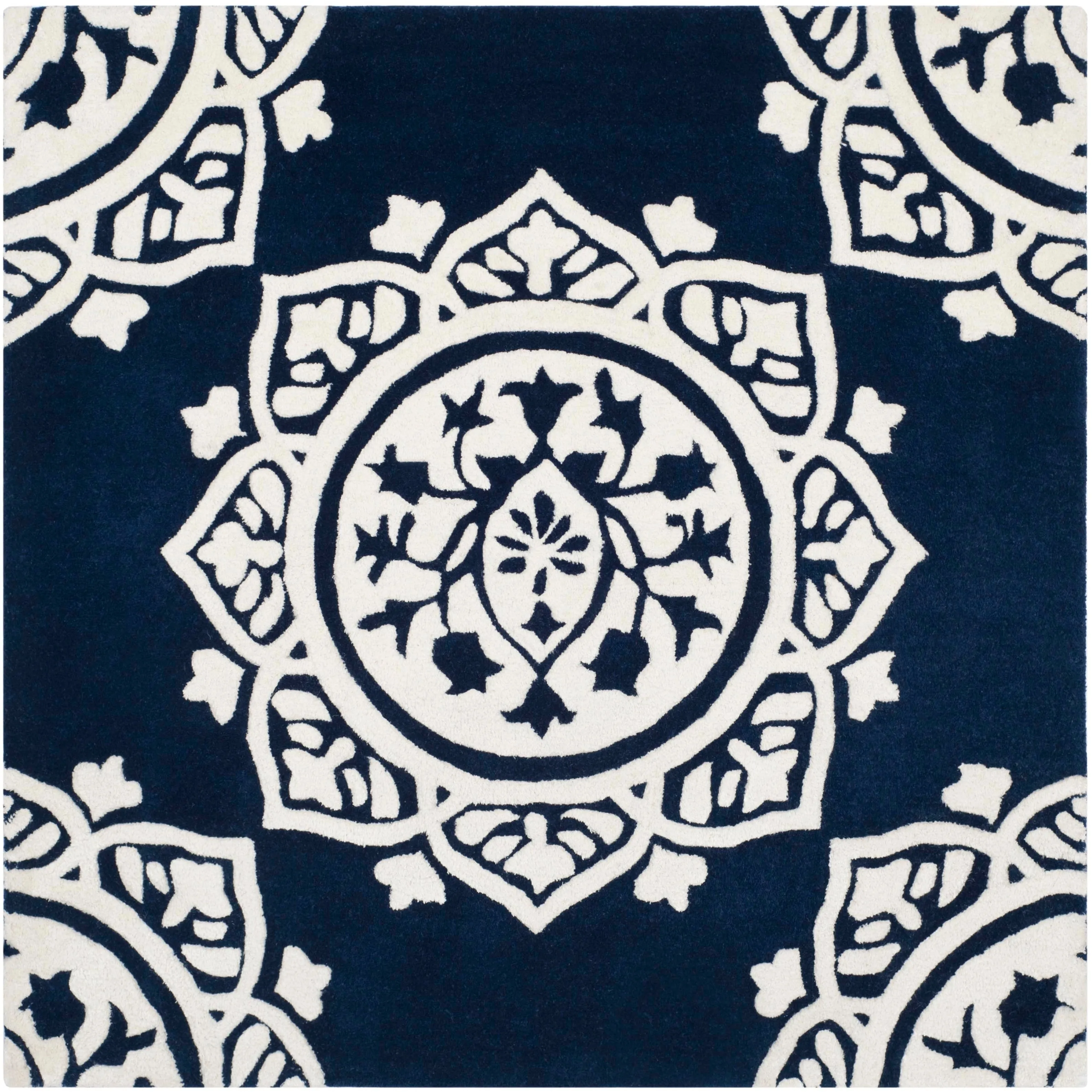 SAFAVIEH Handmade Bella Naina Modern Floral Wool Rug