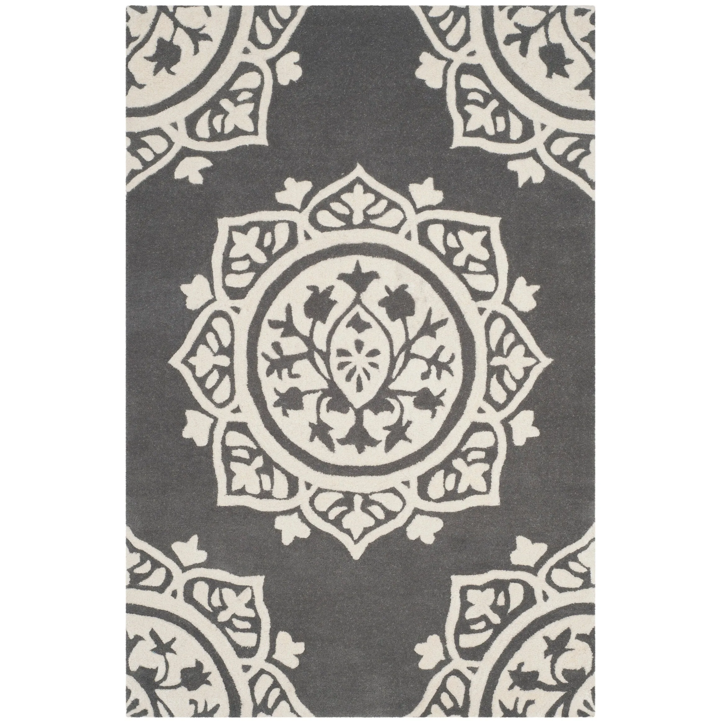 SAFAVIEH Handmade Bella Naina Modern Floral Wool Rug