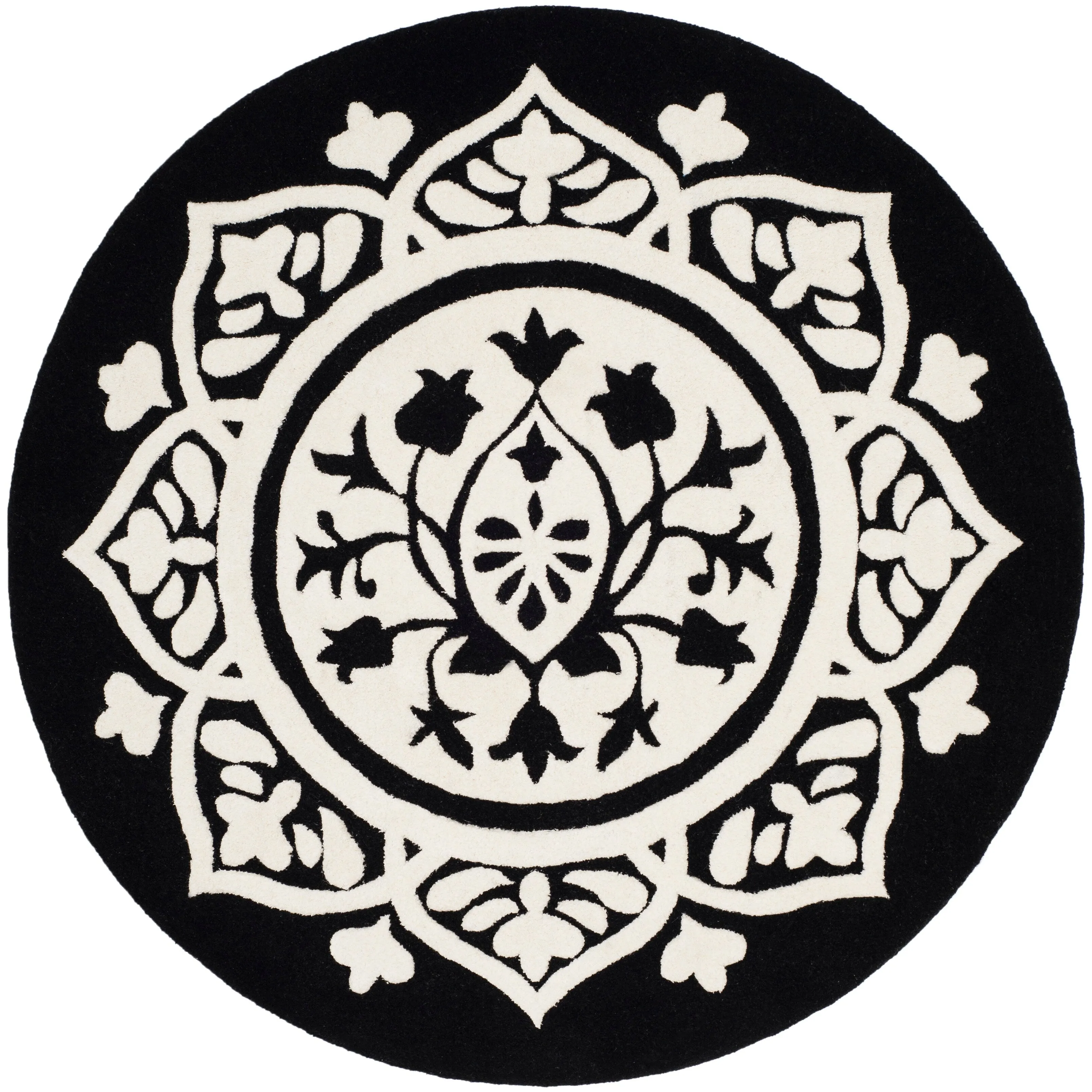 SAFAVIEH Handmade Bella Naina Modern Floral Wool Rug