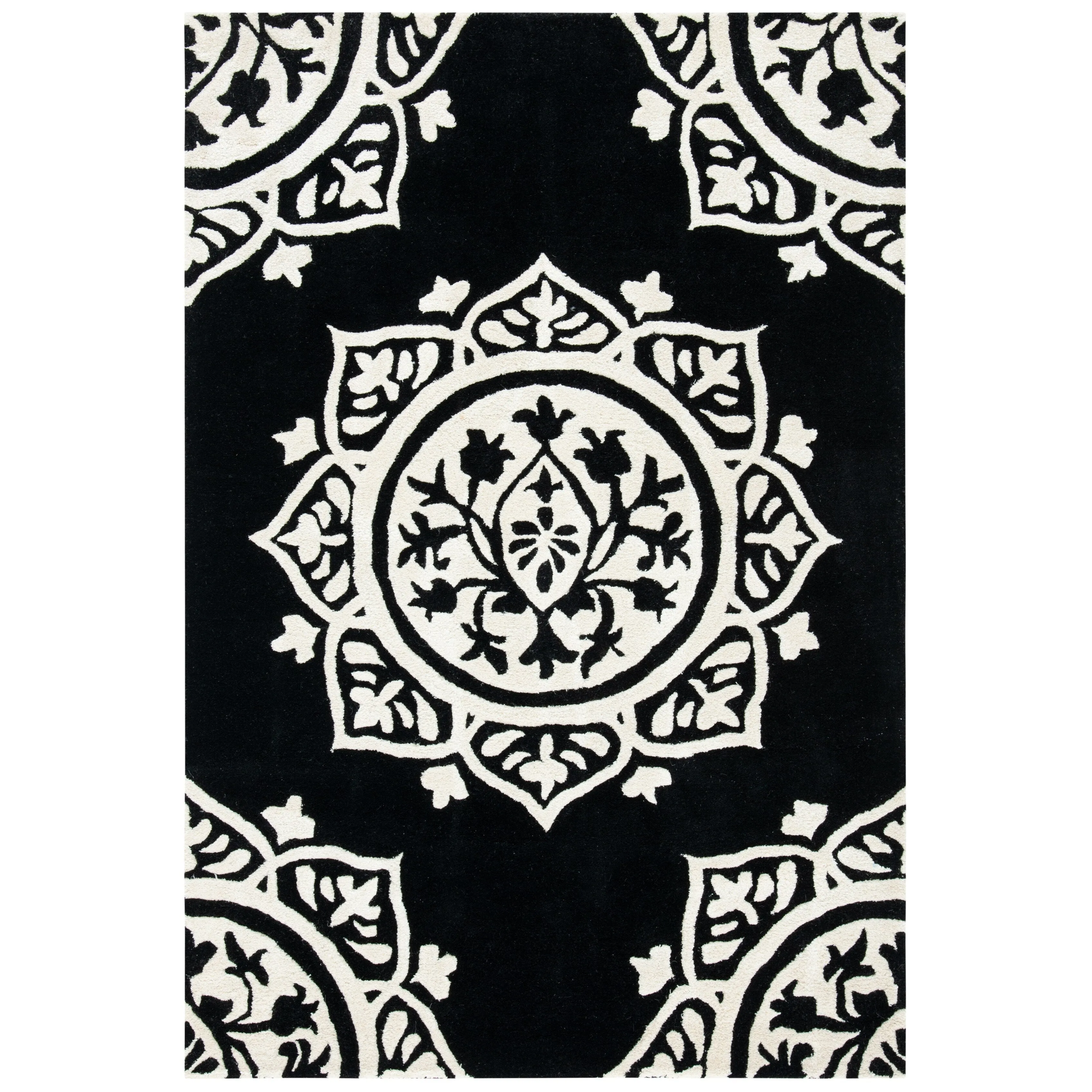 SAFAVIEH Handmade Bella Naina Modern Floral Wool Rug