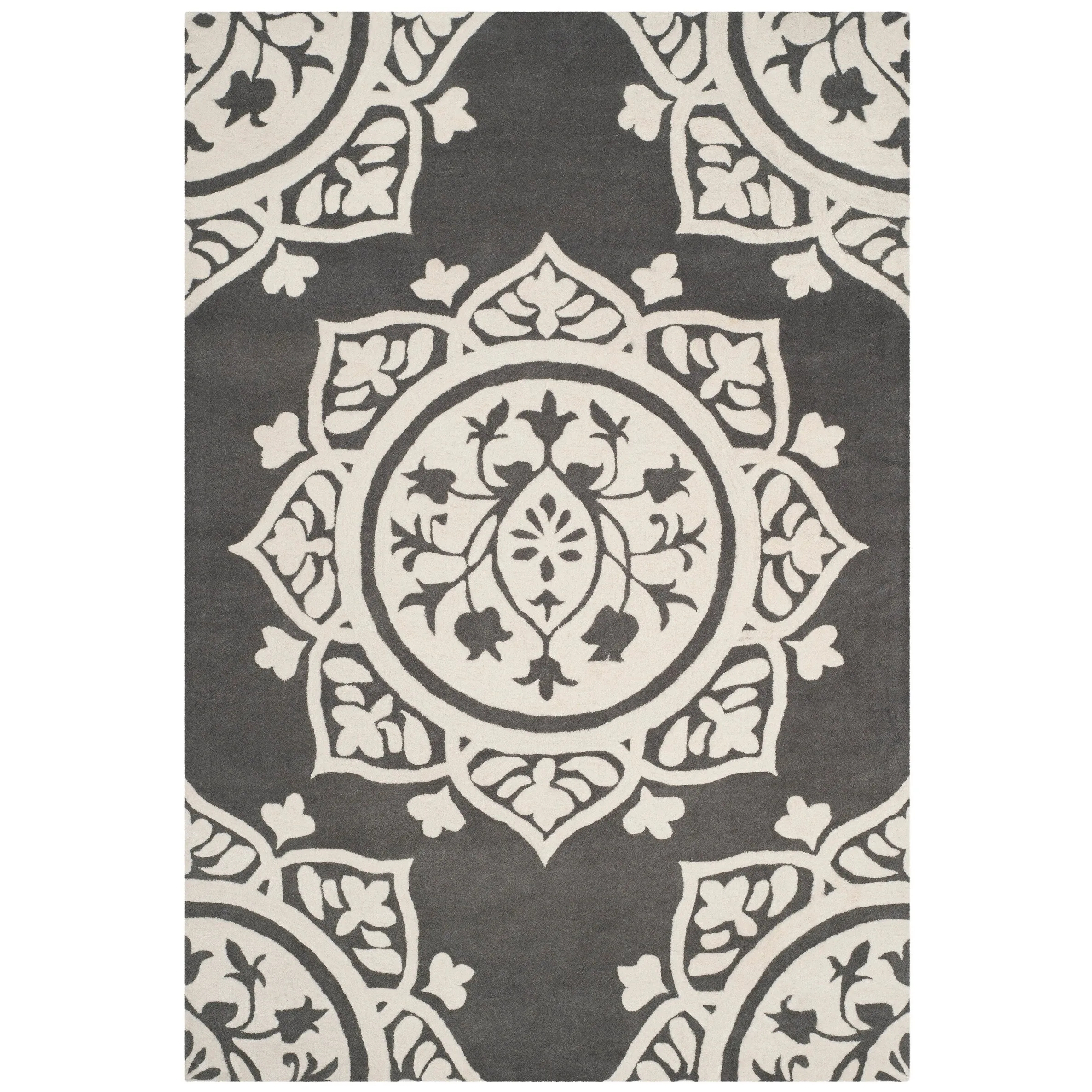 SAFAVIEH Handmade Bella Naina Modern Floral Wool Rug
