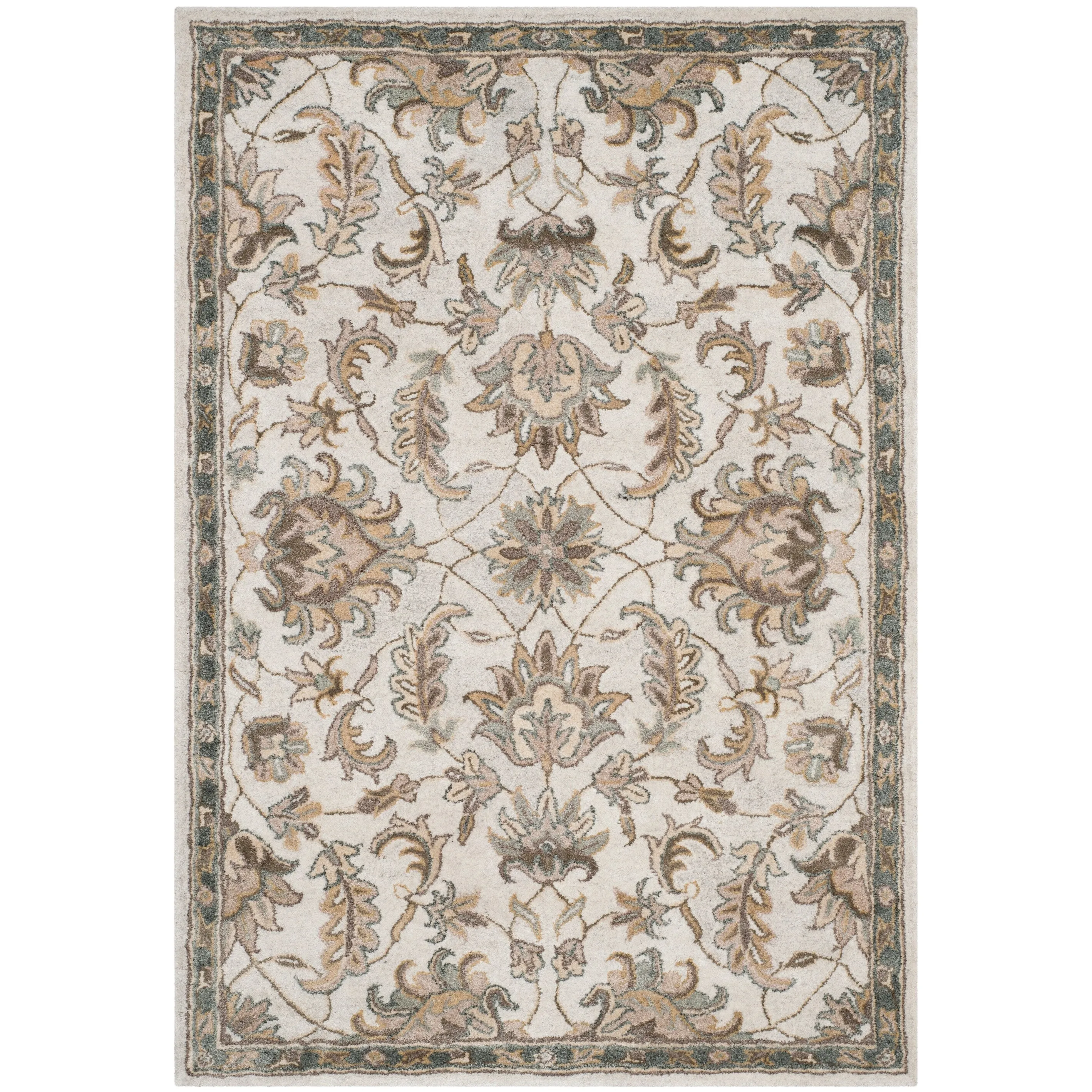 SAFAVIEH Handmade Bella Veselka Modern Floral Wool Rug