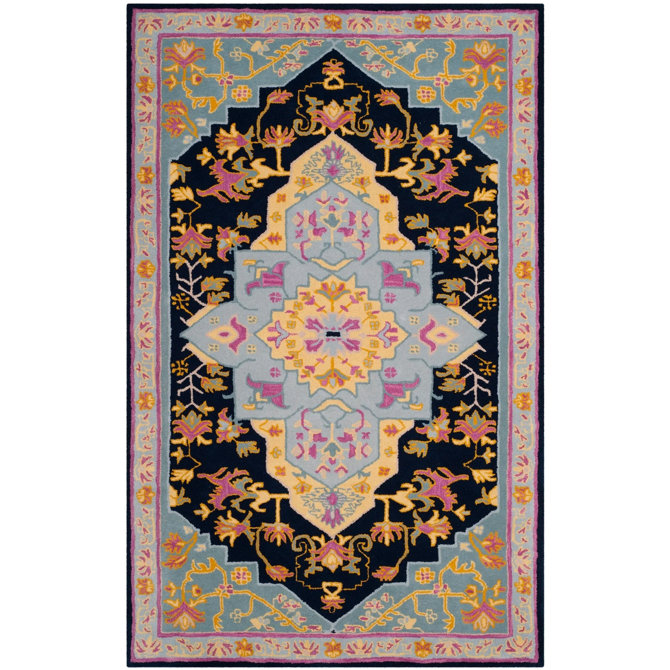 SAFAVIEH Handmade Bellagio Toma Modern Oriental Wool Rug