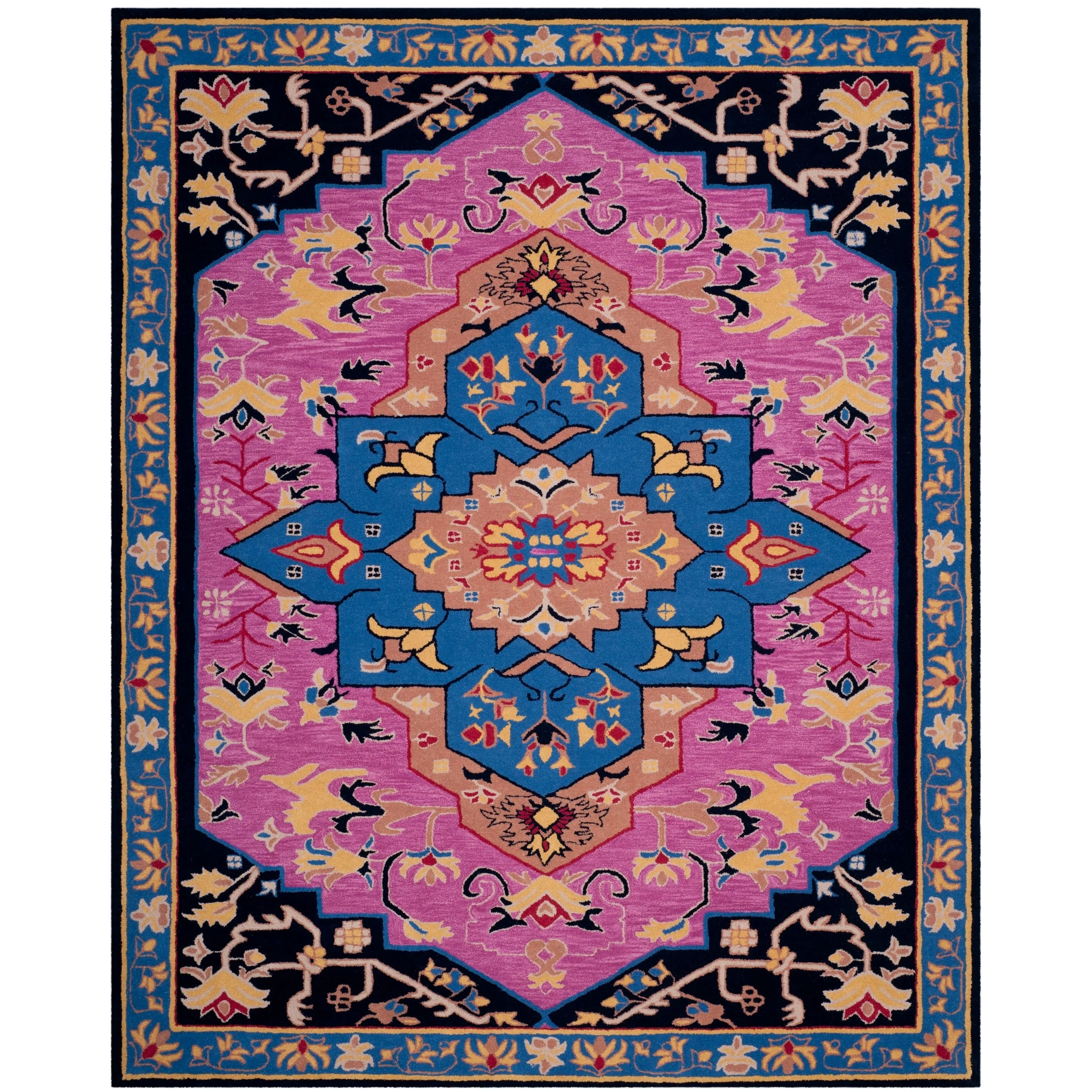 SAFAVIEH Handmade Bellagio Toma Modern Oriental Wool Rug