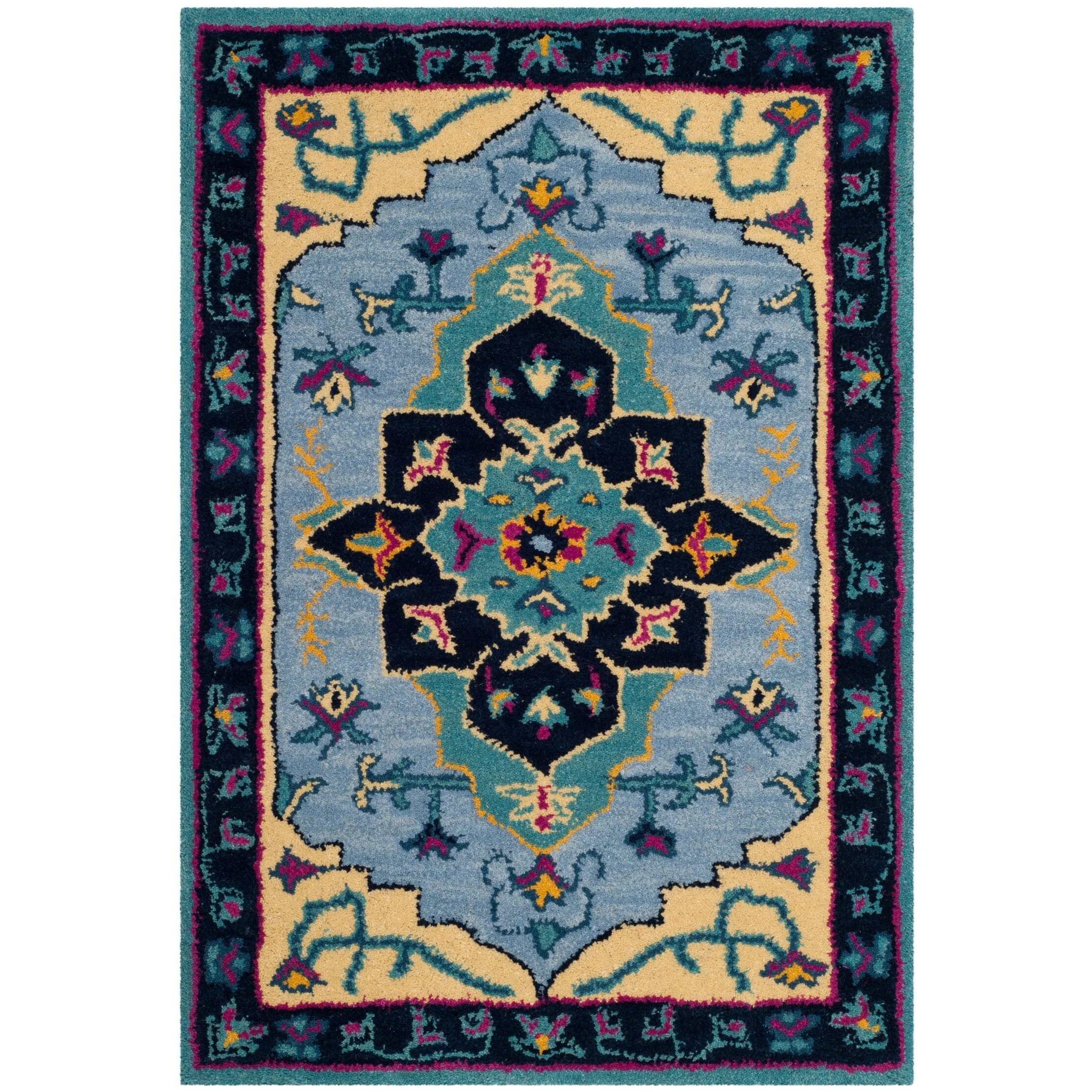 SAFAVIEH Handmade Bellagio Toma Modern Oriental Wool Rug
