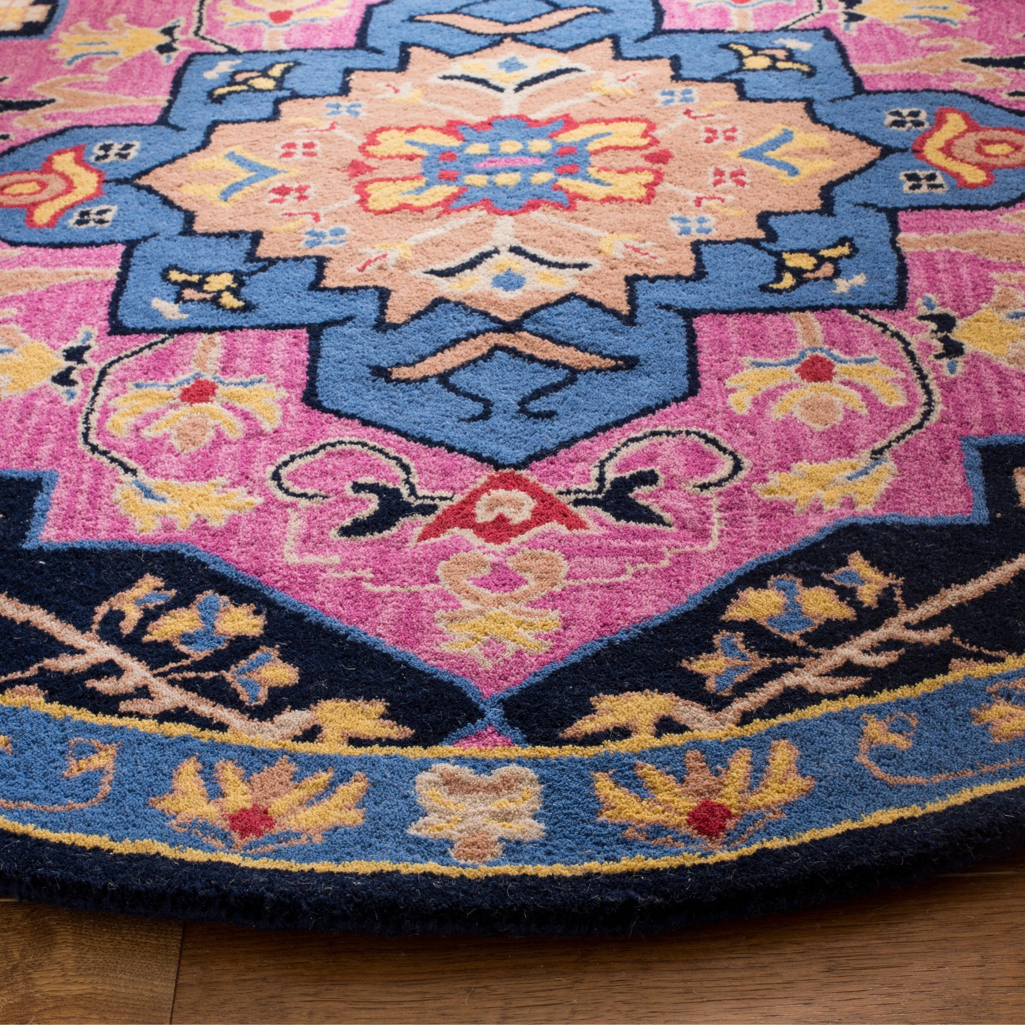 SAFAVIEH Handmade Bellagio Toma Modern Oriental Wool Rug