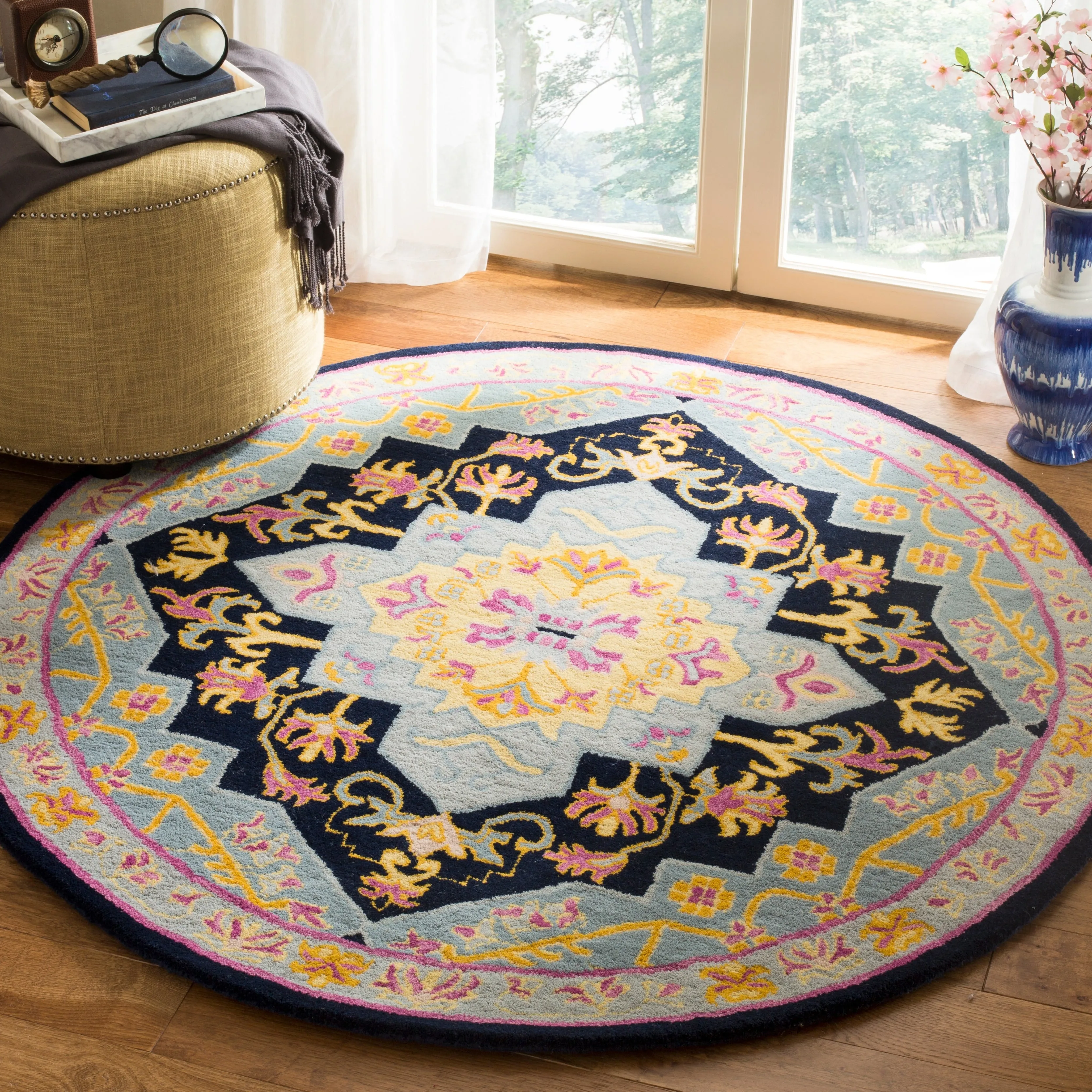 SAFAVIEH Handmade Bellagio Toma Modern Oriental Wool Rug