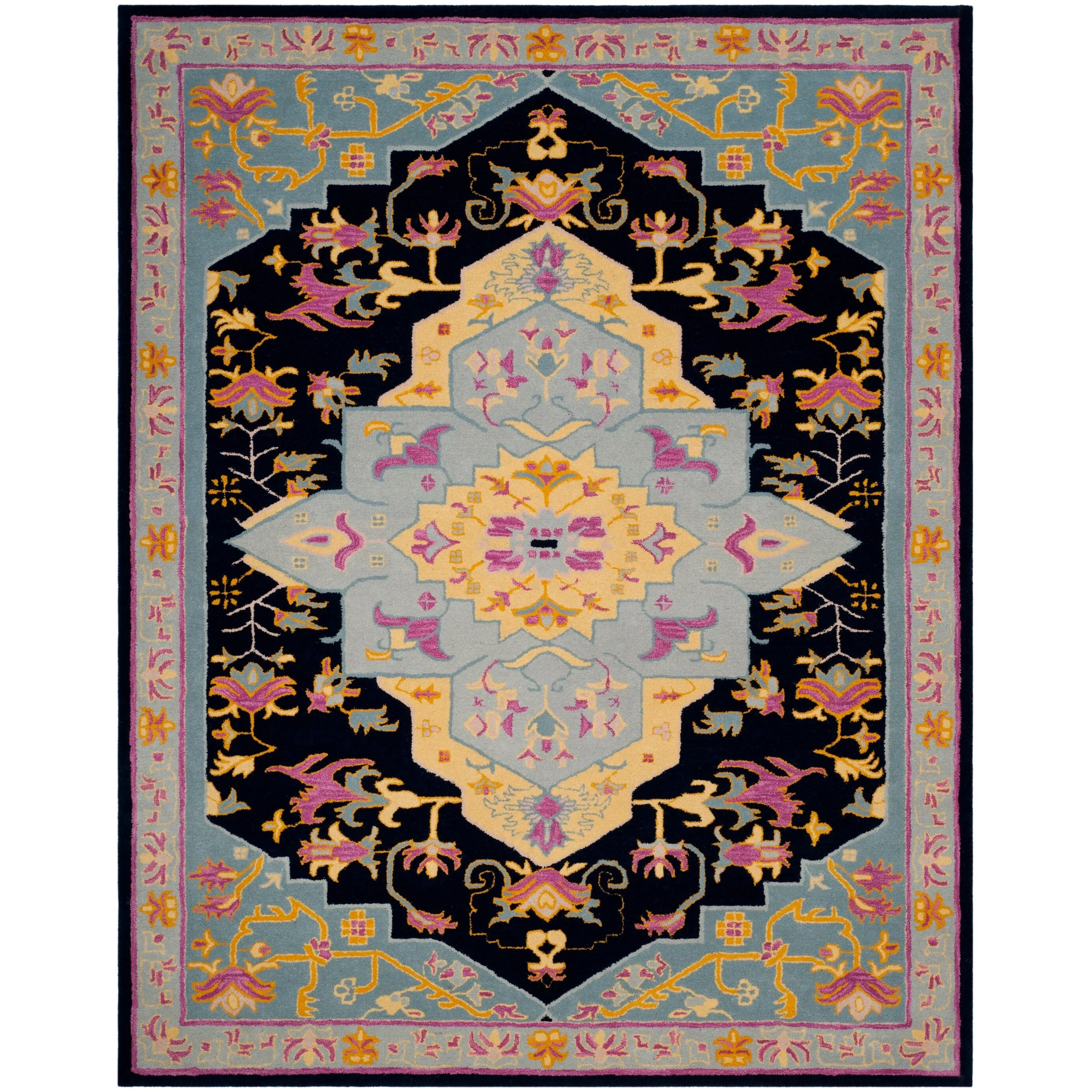SAFAVIEH Handmade Bellagio Toma Modern Oriental Wool Rug