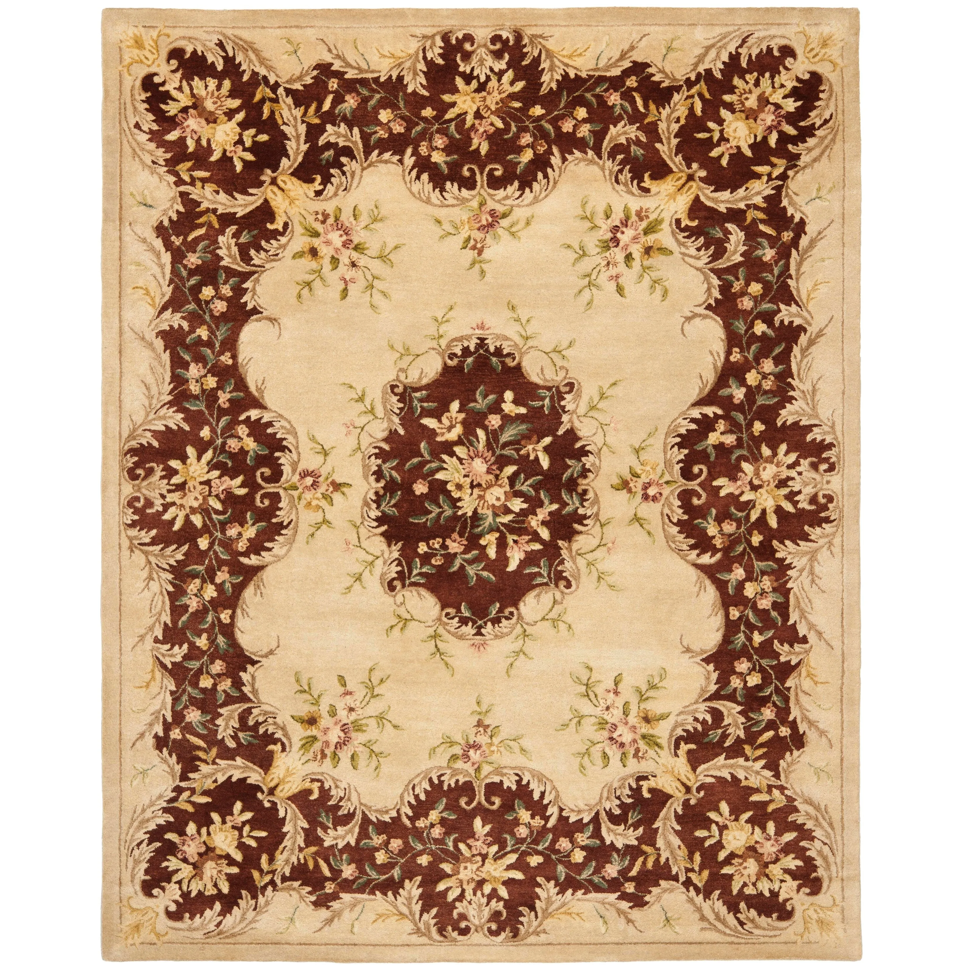 SAFAVIEH Handmade Bergama Folkea Oriental Hand-spun Wool Rug