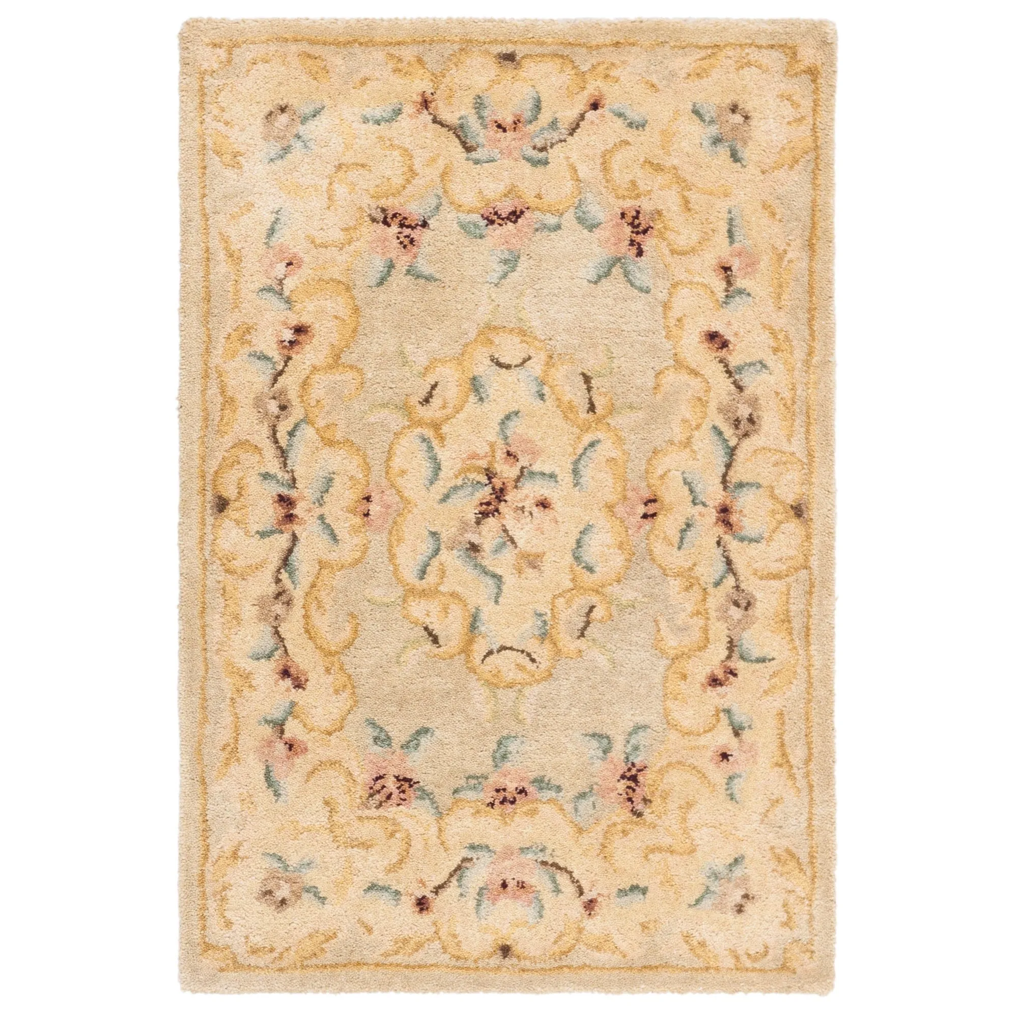 SAFAVIEH Handmade Bergama Folkea Oriental Hand-spun Wool Rug