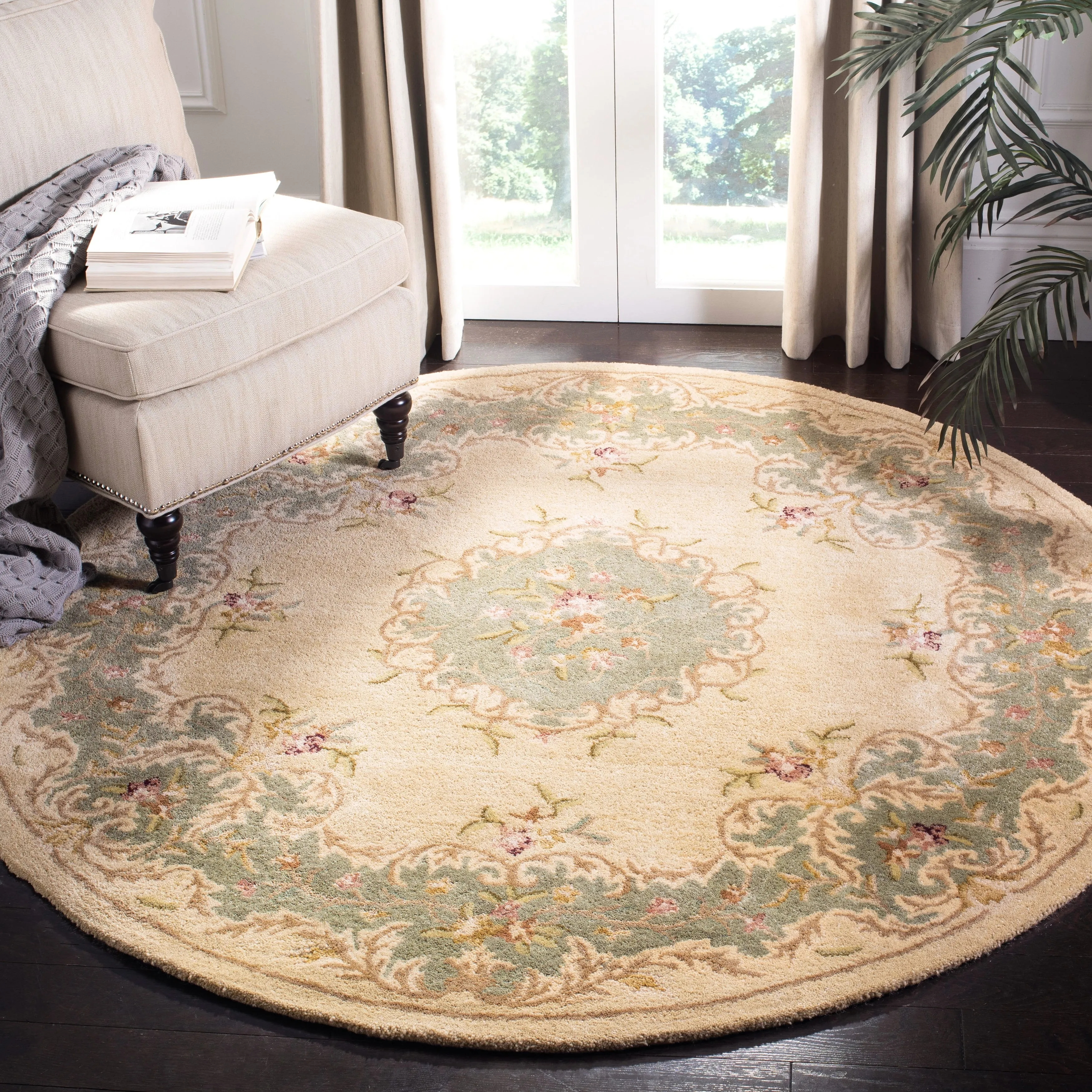 SAFAVIEH Handmade Bergama Folkea Oriental Hand-spun Wool Rug