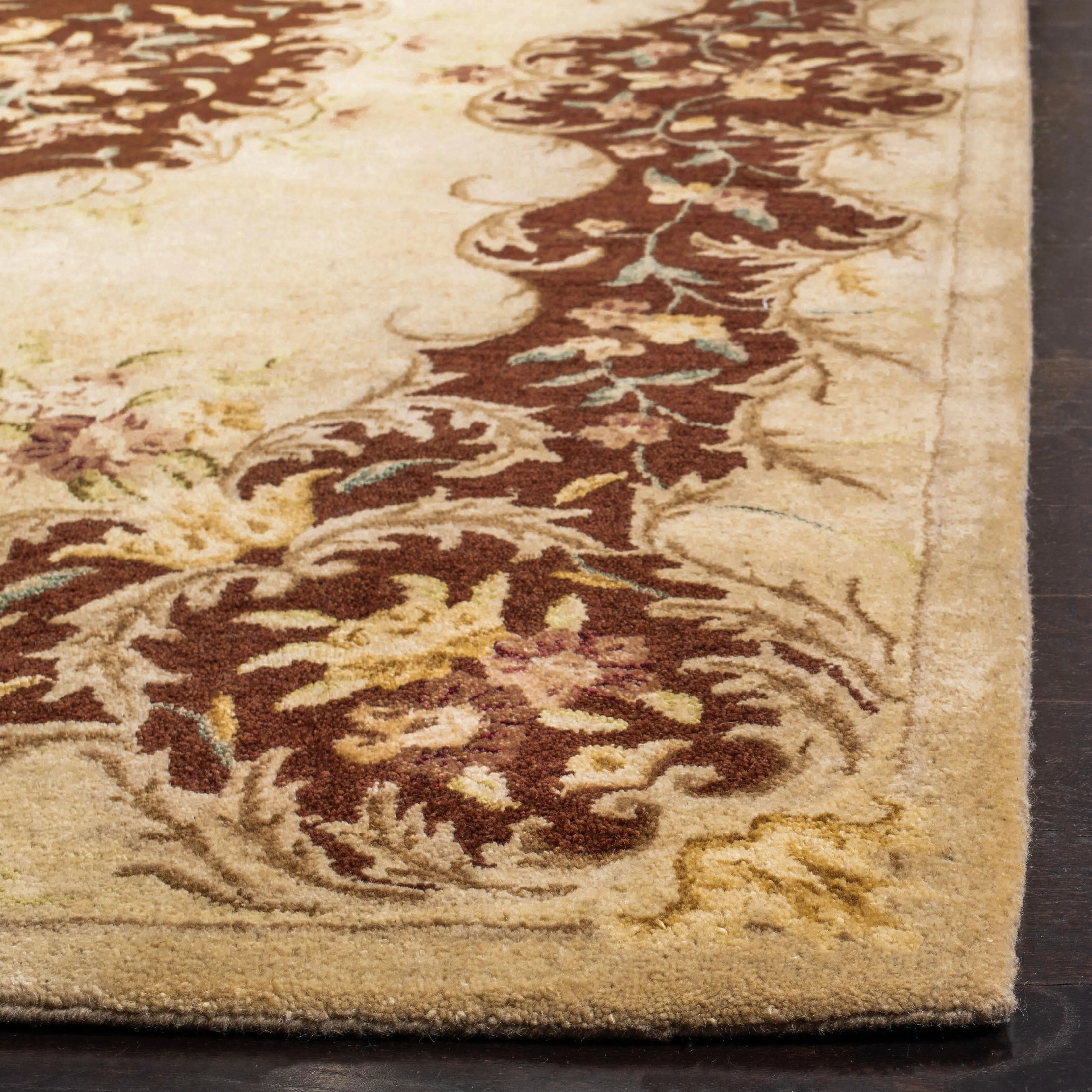 SAFAVIEH Handmade Bergama Folkea Oriental Hand-spun Wool Rug