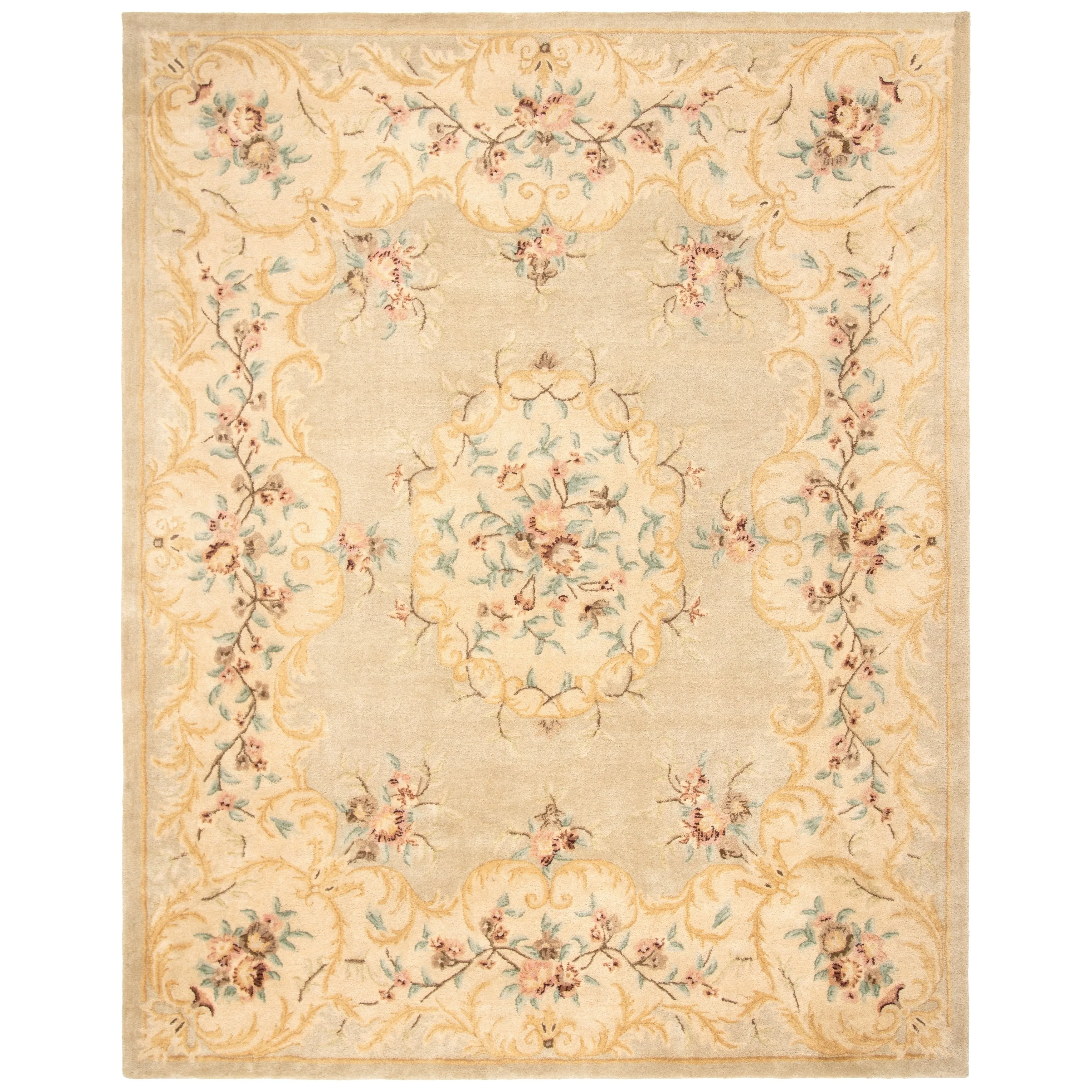 SAFAVIEH Handmade Bergama Folkea Oriental Hand-spun Wool Rug