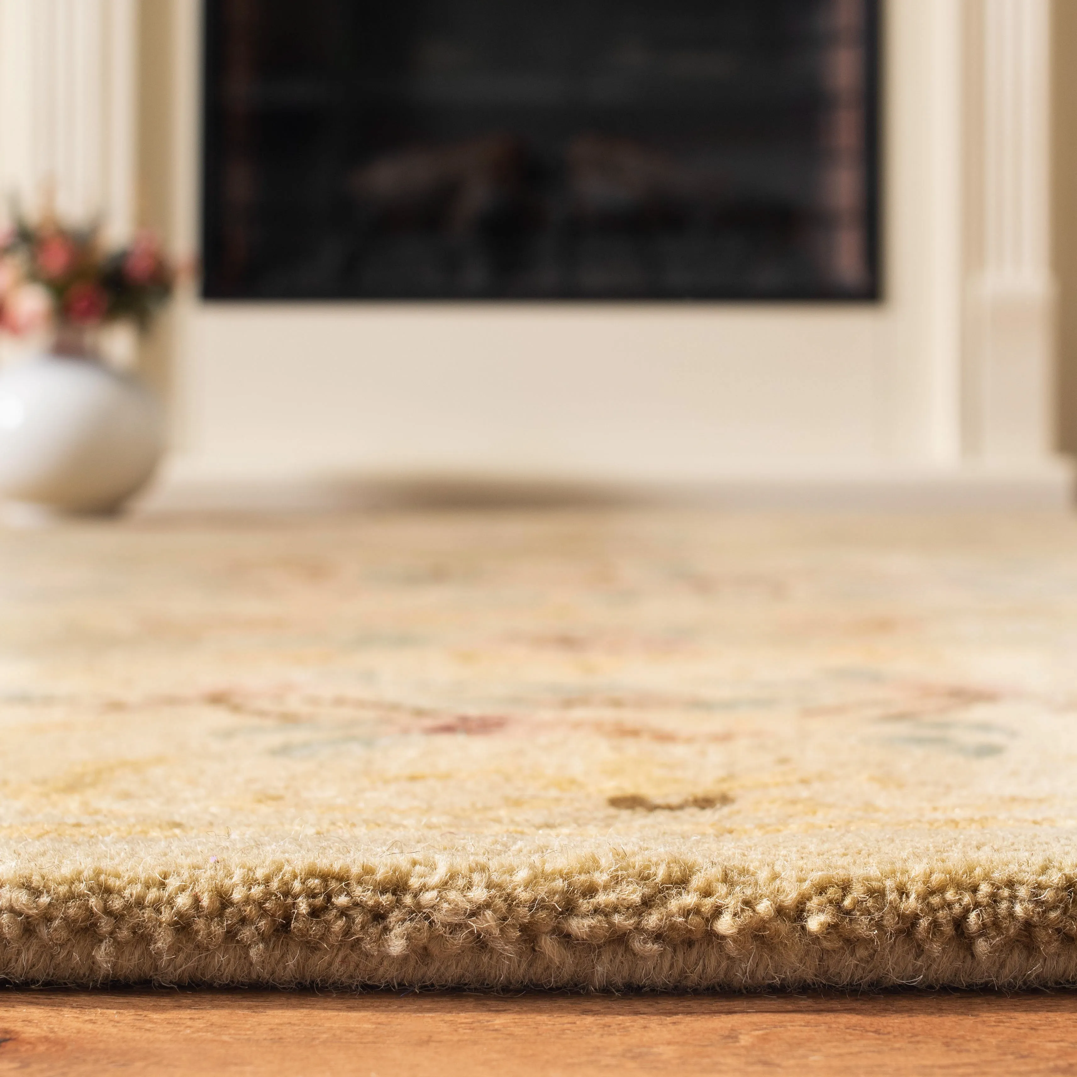SAFAVIEH Handmade Bergama Folkea Oriental Hand-spun Wool Rug