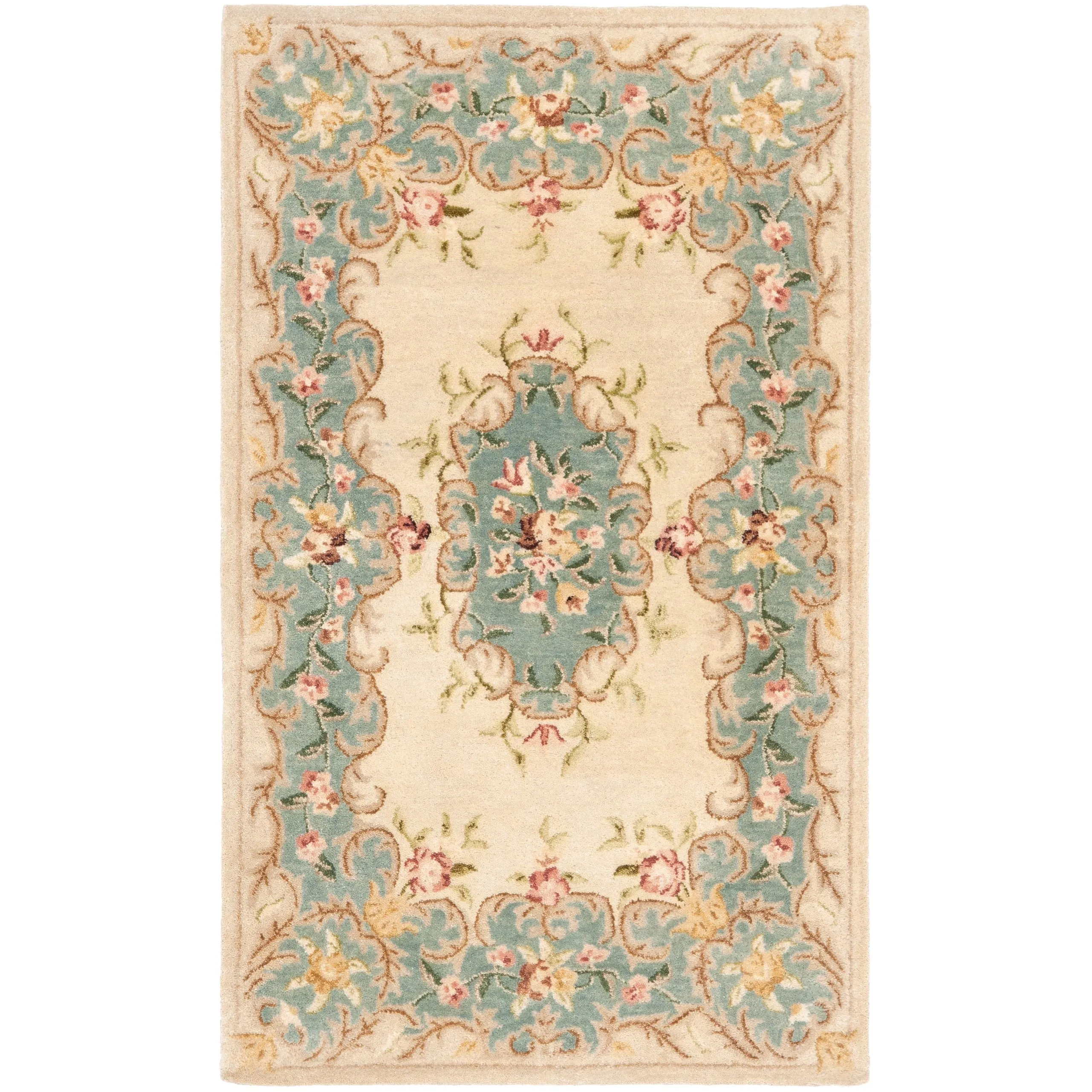 SAFAVIEH Handmade Bergama Folkea Oriental Hand-spun Wool Rug