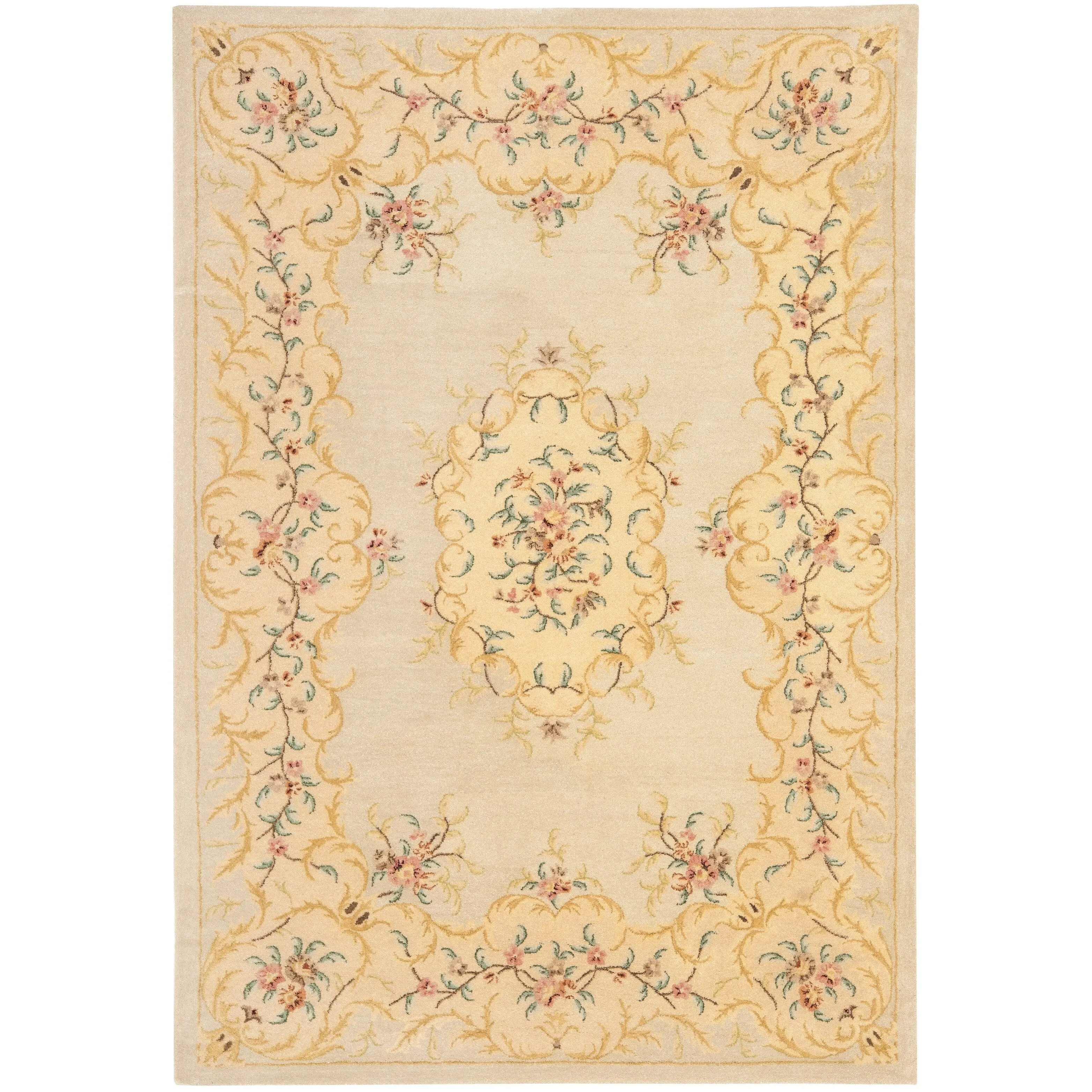 SAFAVIEH Handmade Bergama Folkea Oriental Hand-spun Wool Rug