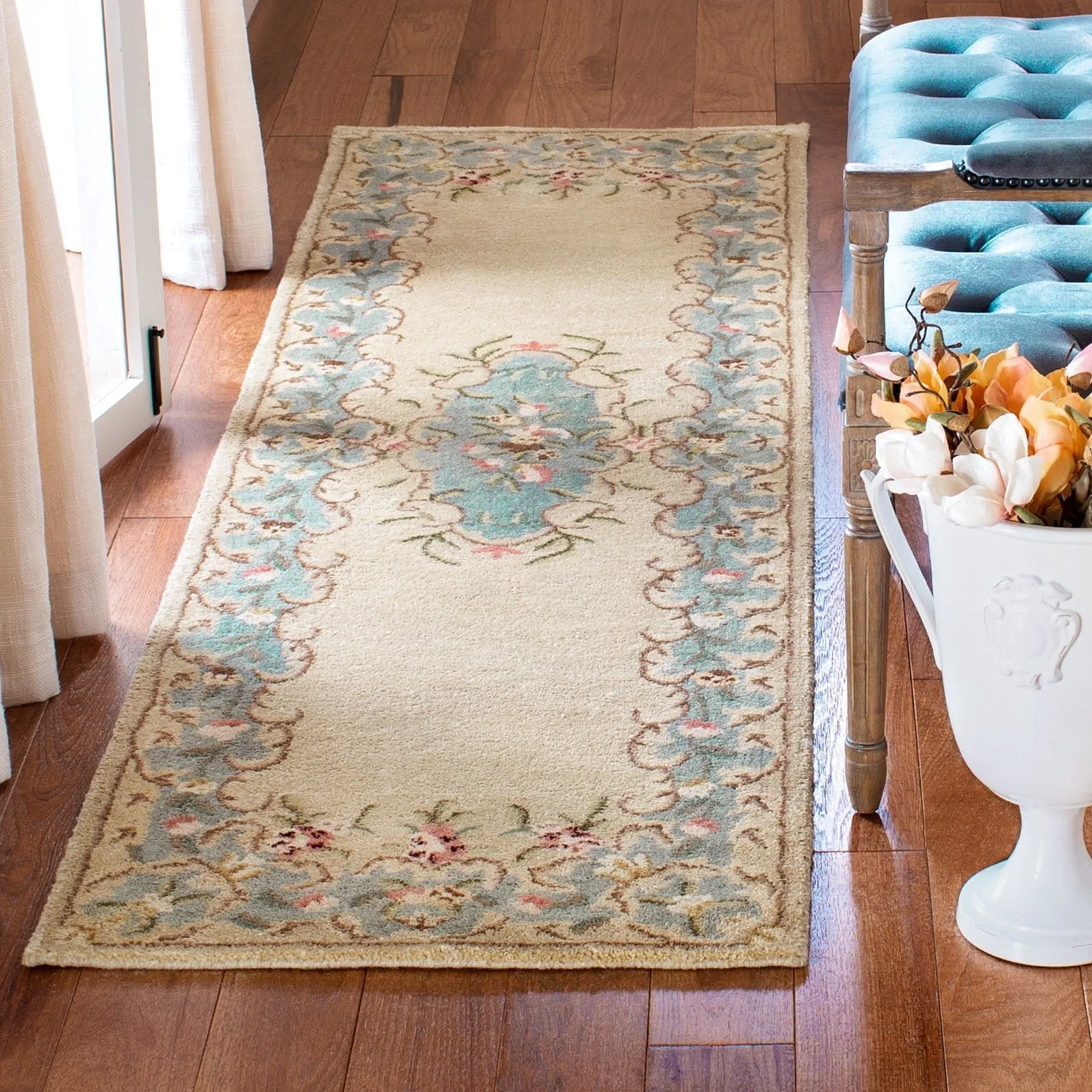 SAFAVIEH Handmade Bergama Folkea Oriental Hand-spun Wool Rug