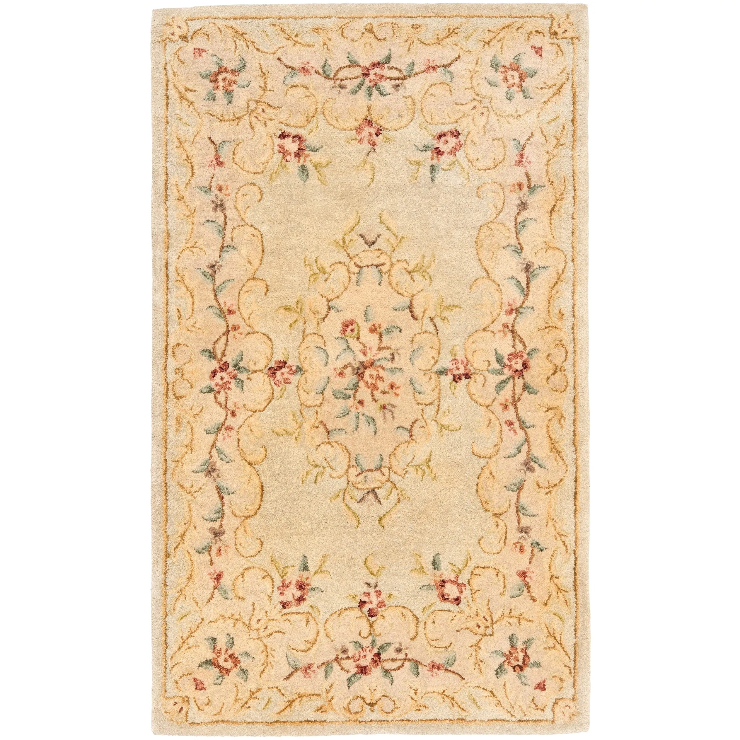 SAFAVIEH Handmade Bergama Folkea Oriental Hand-spun Wool Rug