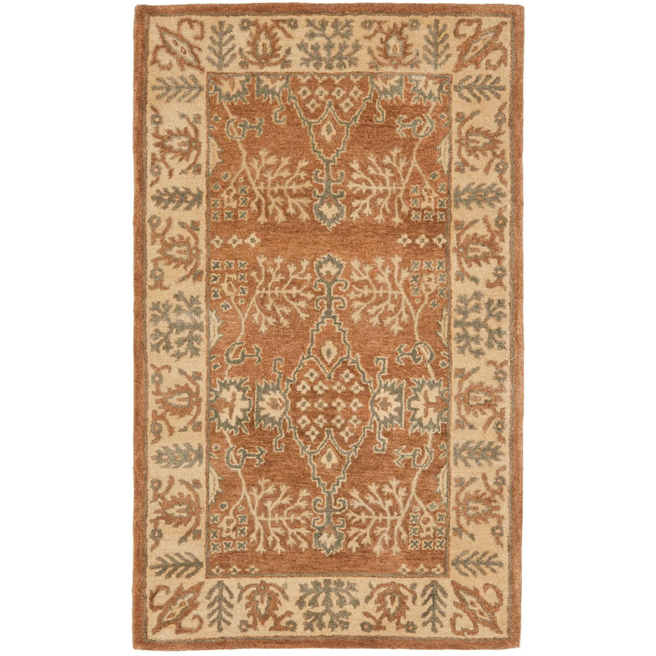 SAFAVIEH Handmade Bergama Judica Oriental Hand-spun Wool Rug