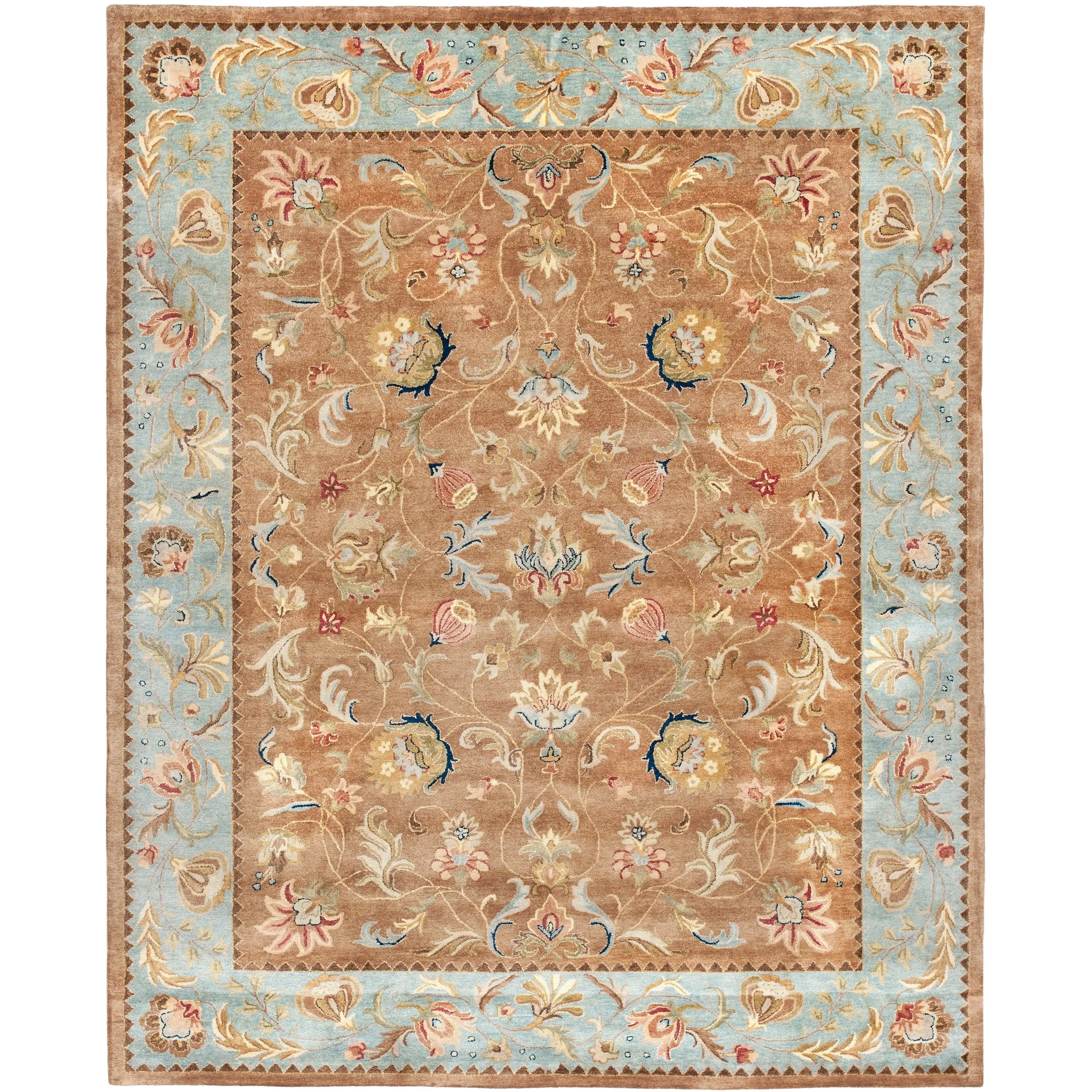 SAFAVIEH Handmade Bergama Valentyna Oriental Hand-spun Wool Rug