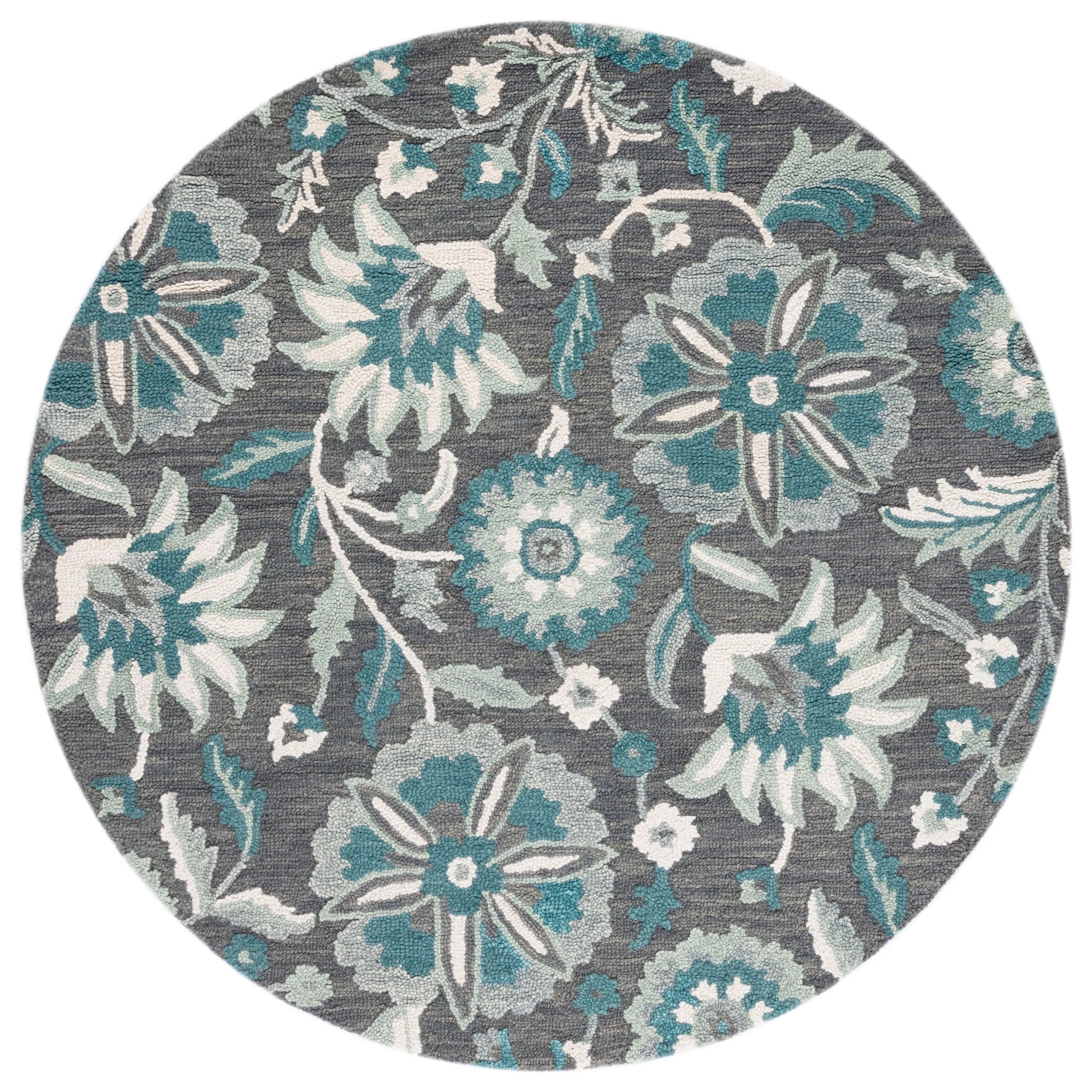 SAFAVIEH Handmade Blossom Agripina Floral Wool Rug