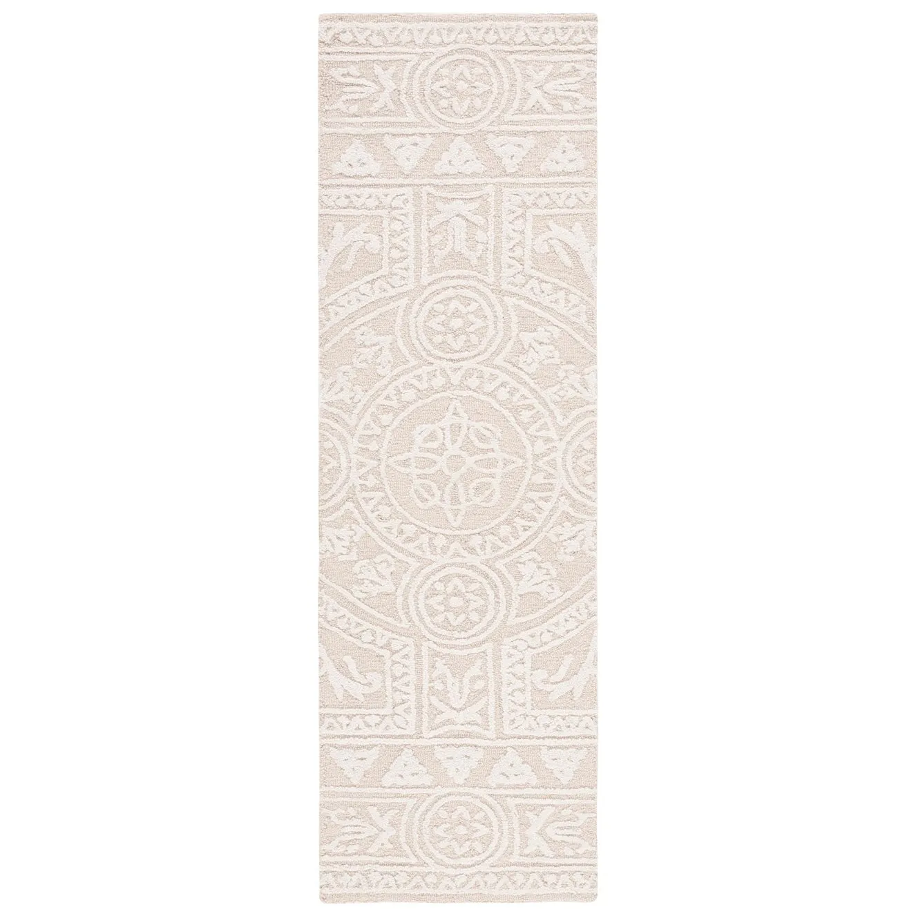 SAFAVIEH Handmade Blossom Alfina Modern Floral Wool Rug