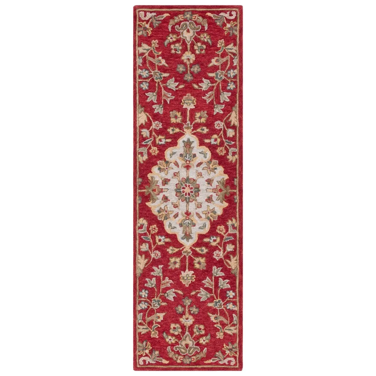 SAFAVIEH Handmade Blossom Arnlaug French Country Wool Rug