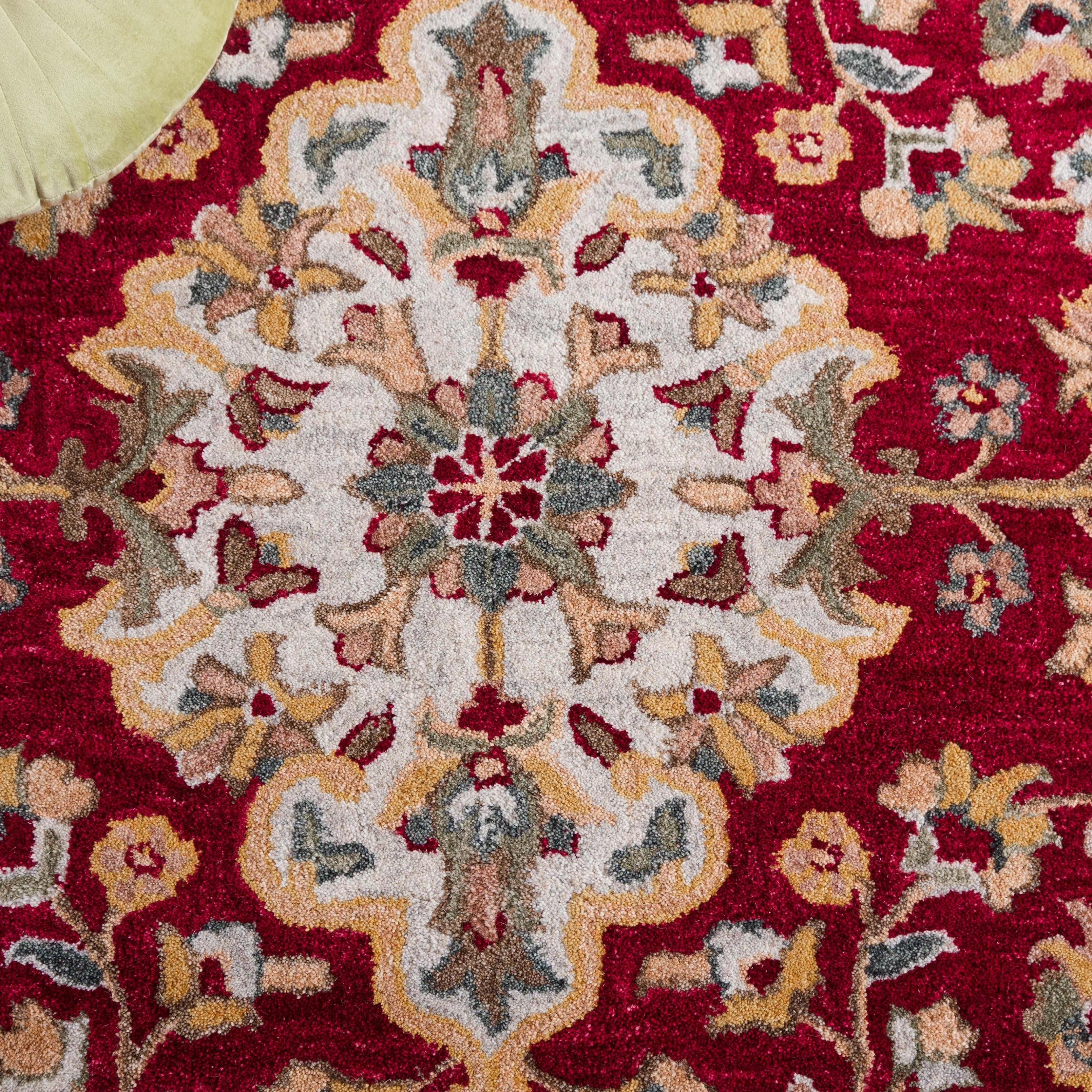 SAFAVIEH Handmade Blossom Arnlaug French Country Wool Rug