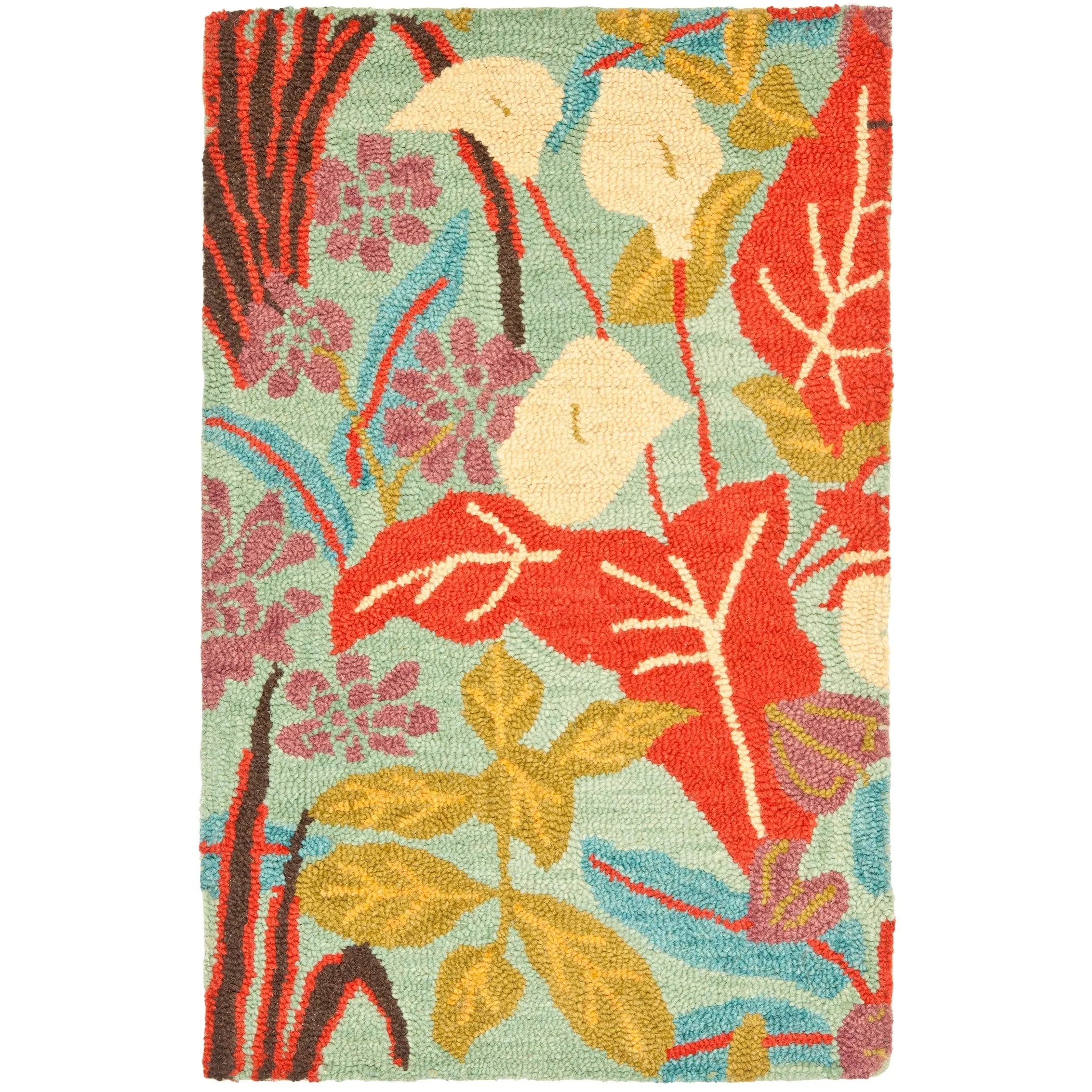 SAFAVIEH Handmade Blossom Celene Traditional Wool Rug