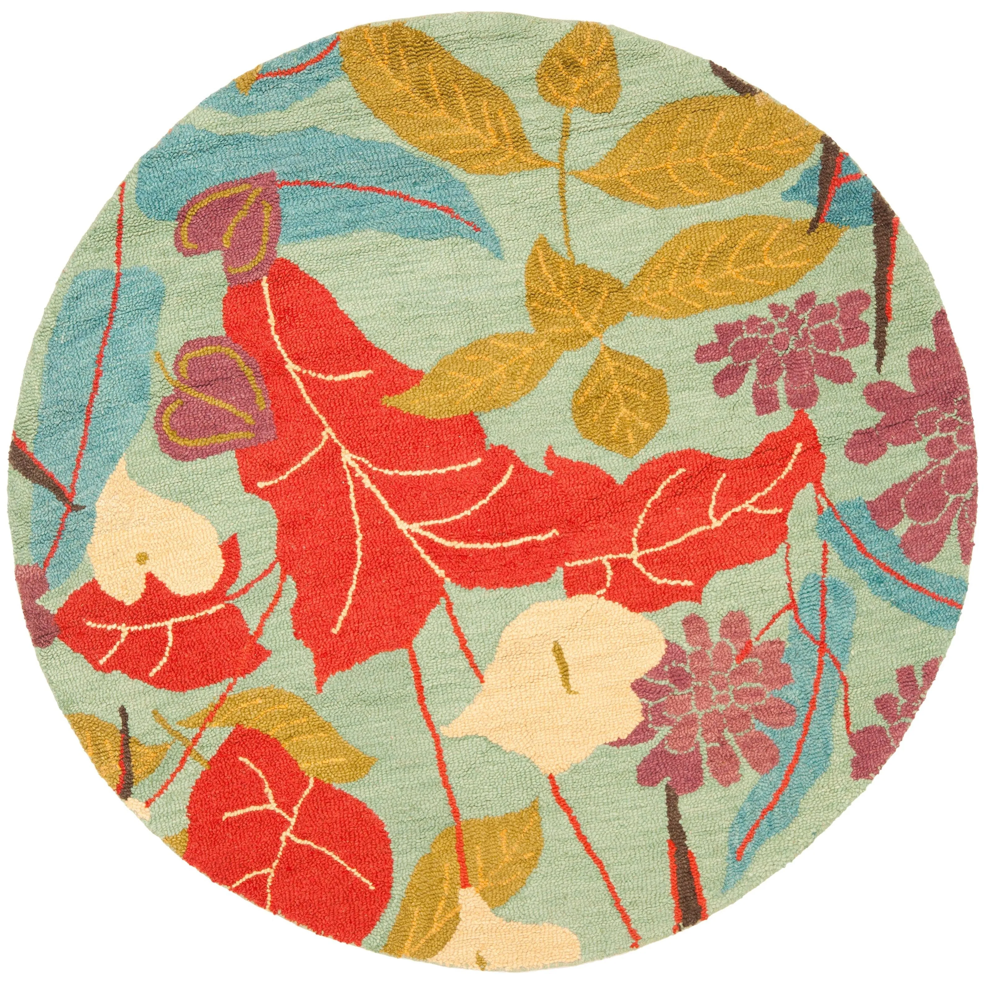 SAFAVIEH Handmade Blossom Celene Traditional Wool Rug