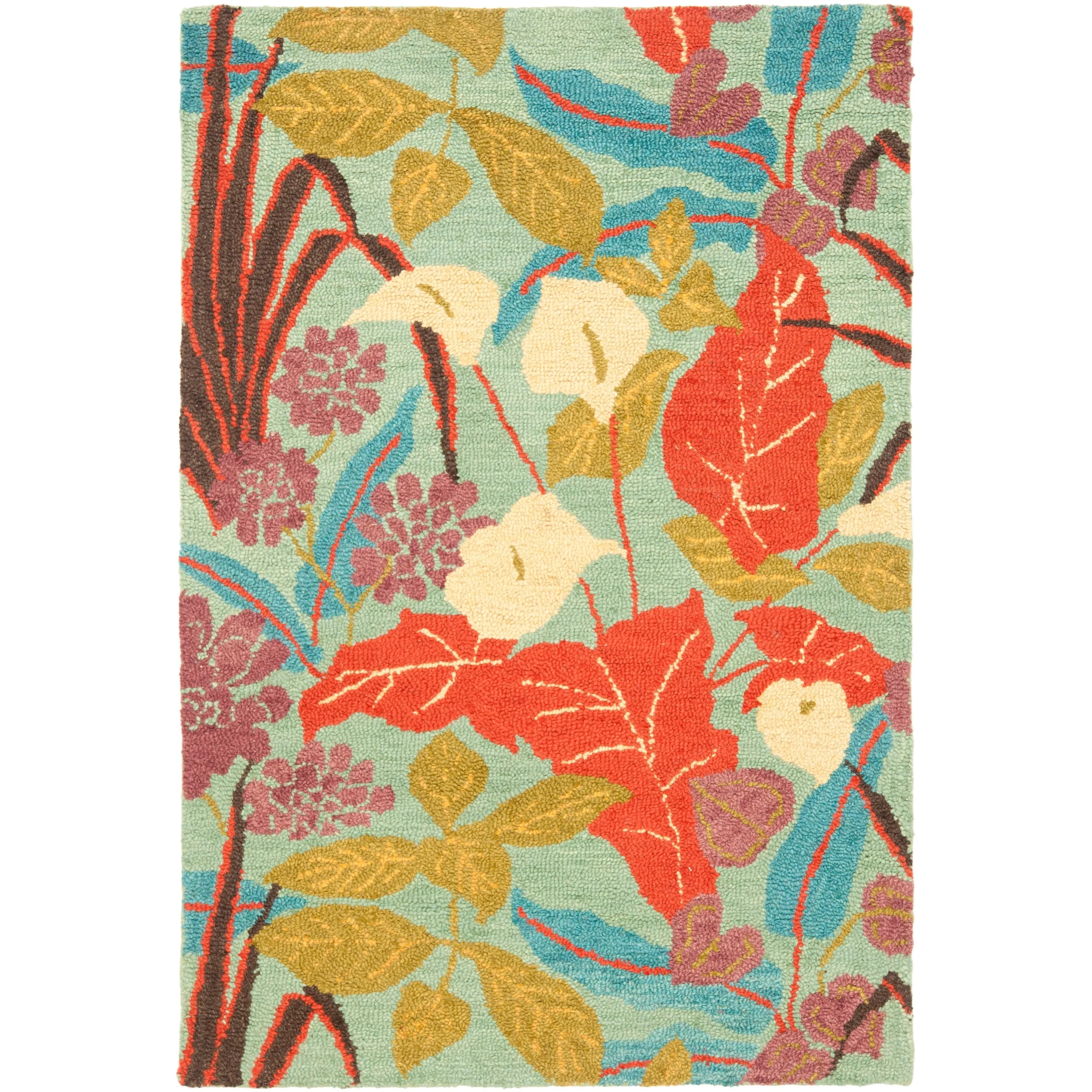 SAFAVIEH Handmade Blossom Celene Traditional Wool Rug