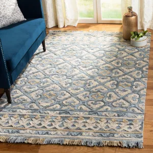 SAFAVIEH Handmade Blossom Dosta Modern Floral Wool Rug