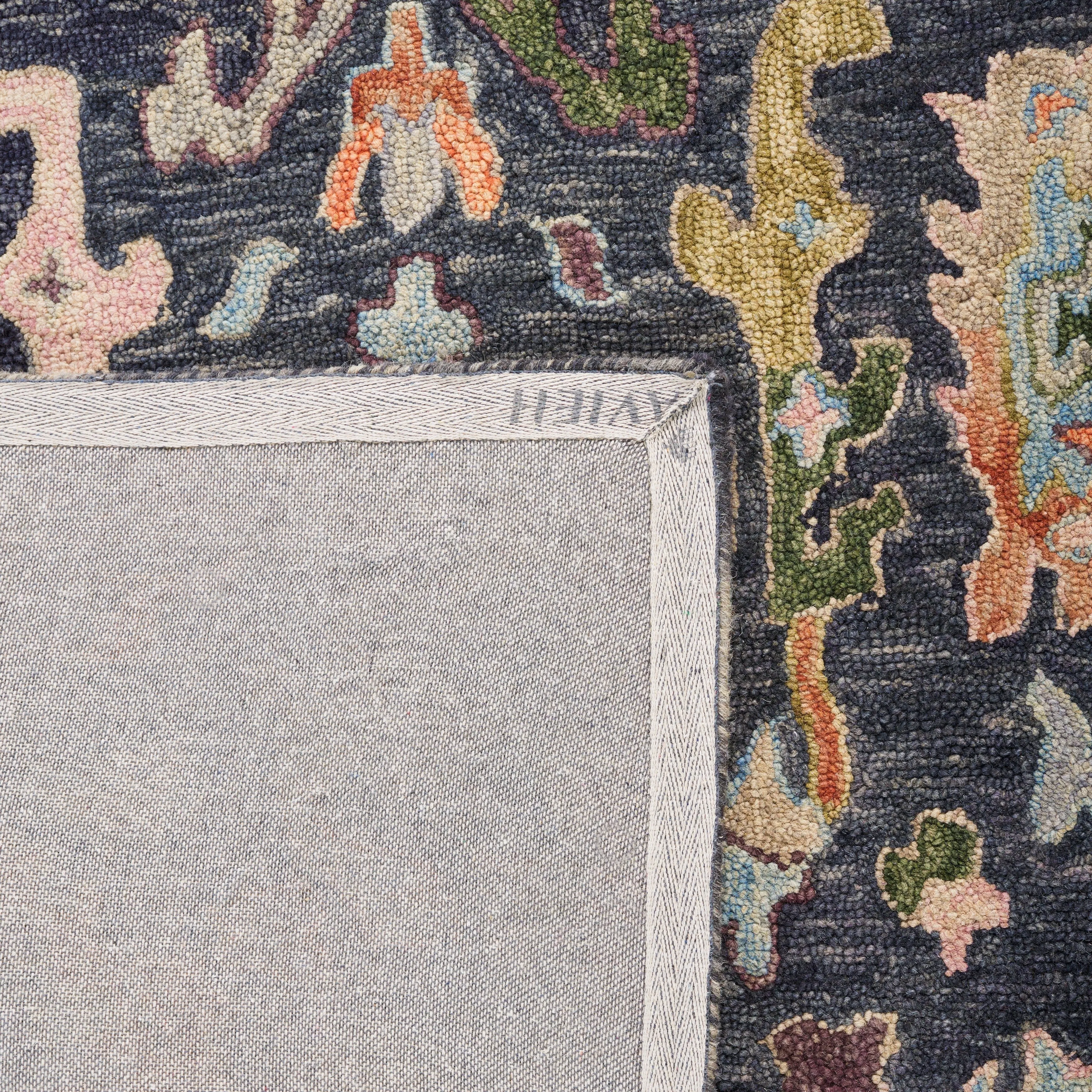 SAFAVIEH Handmade Blossom Duska French Country Floral Wool Rug