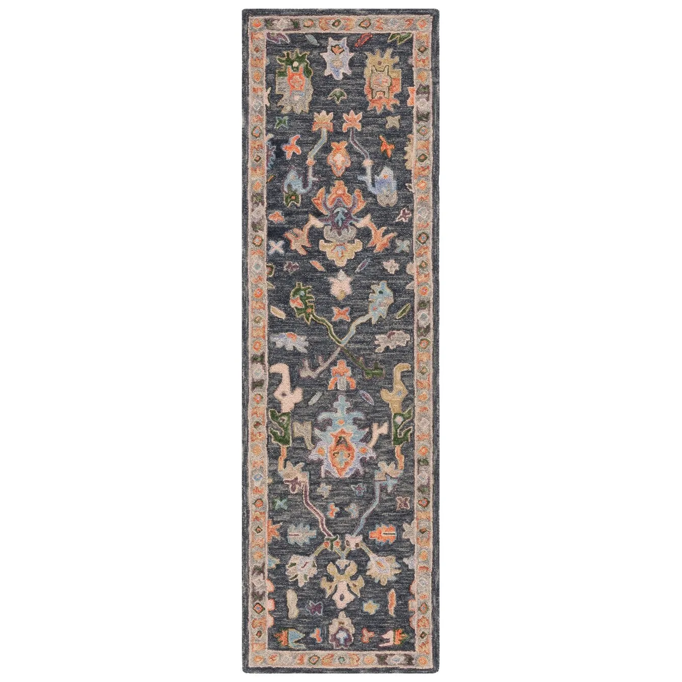 SAFAVIEH Handmade Blossom Duska French Country Floral Wool Rug