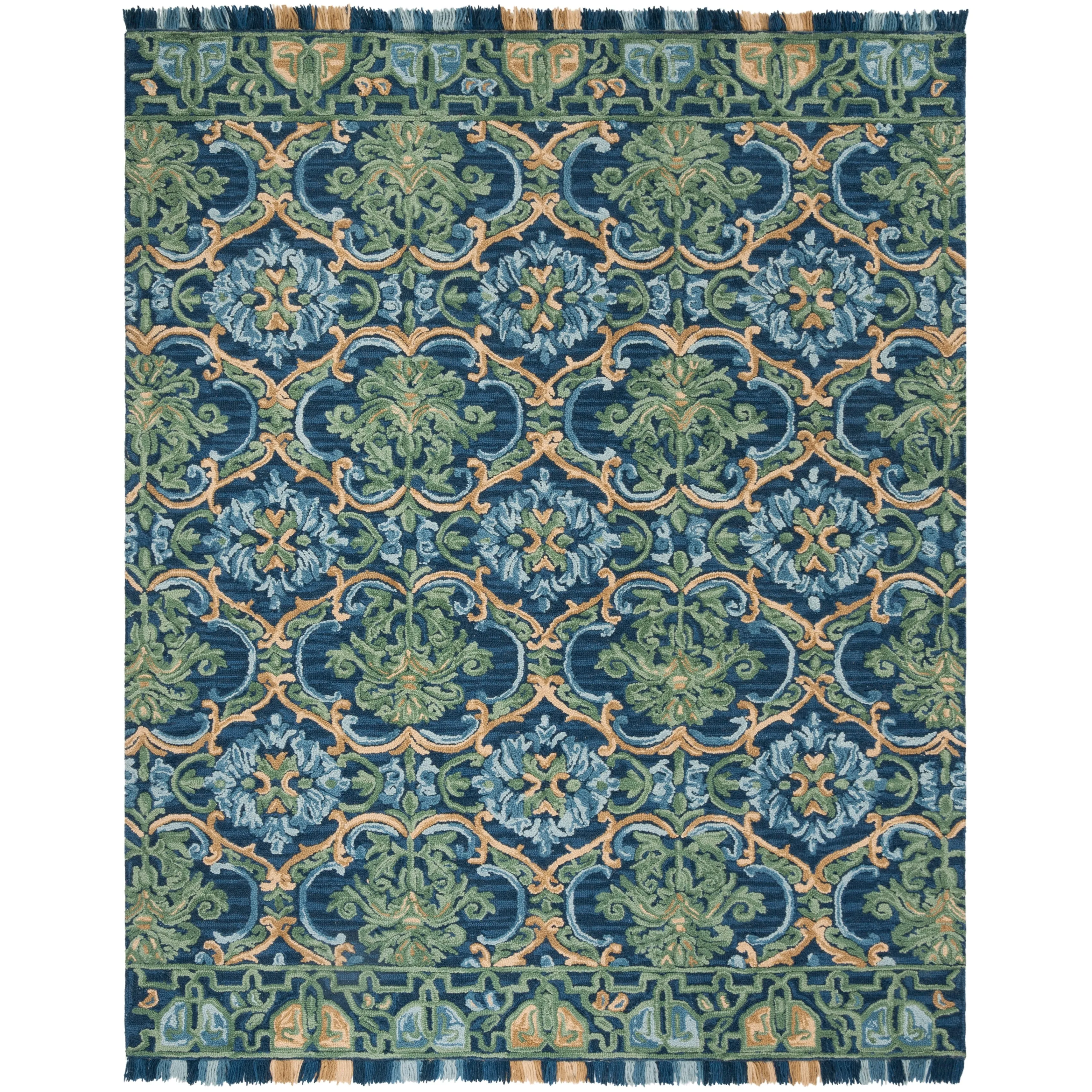SAFAVIEH Handmade Blossom Porzia Floral Wool Rug