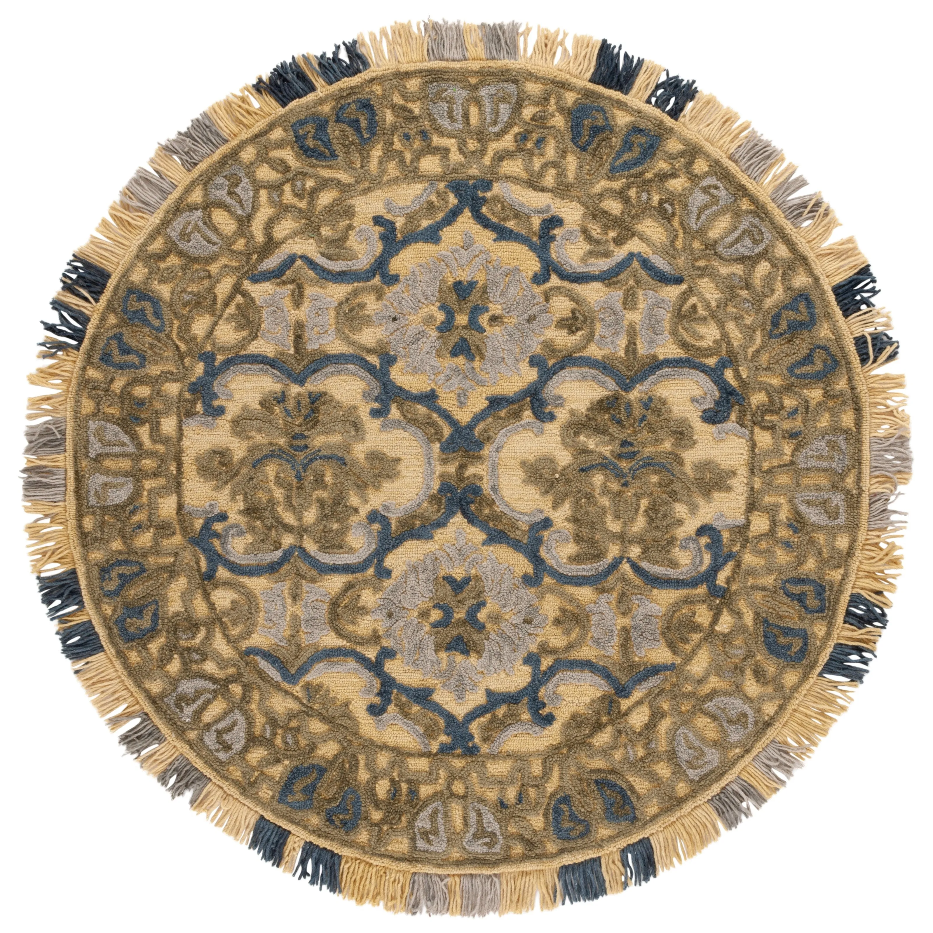 SAFAVIEH Handmade Blossom Porzia Floral Wool Rug