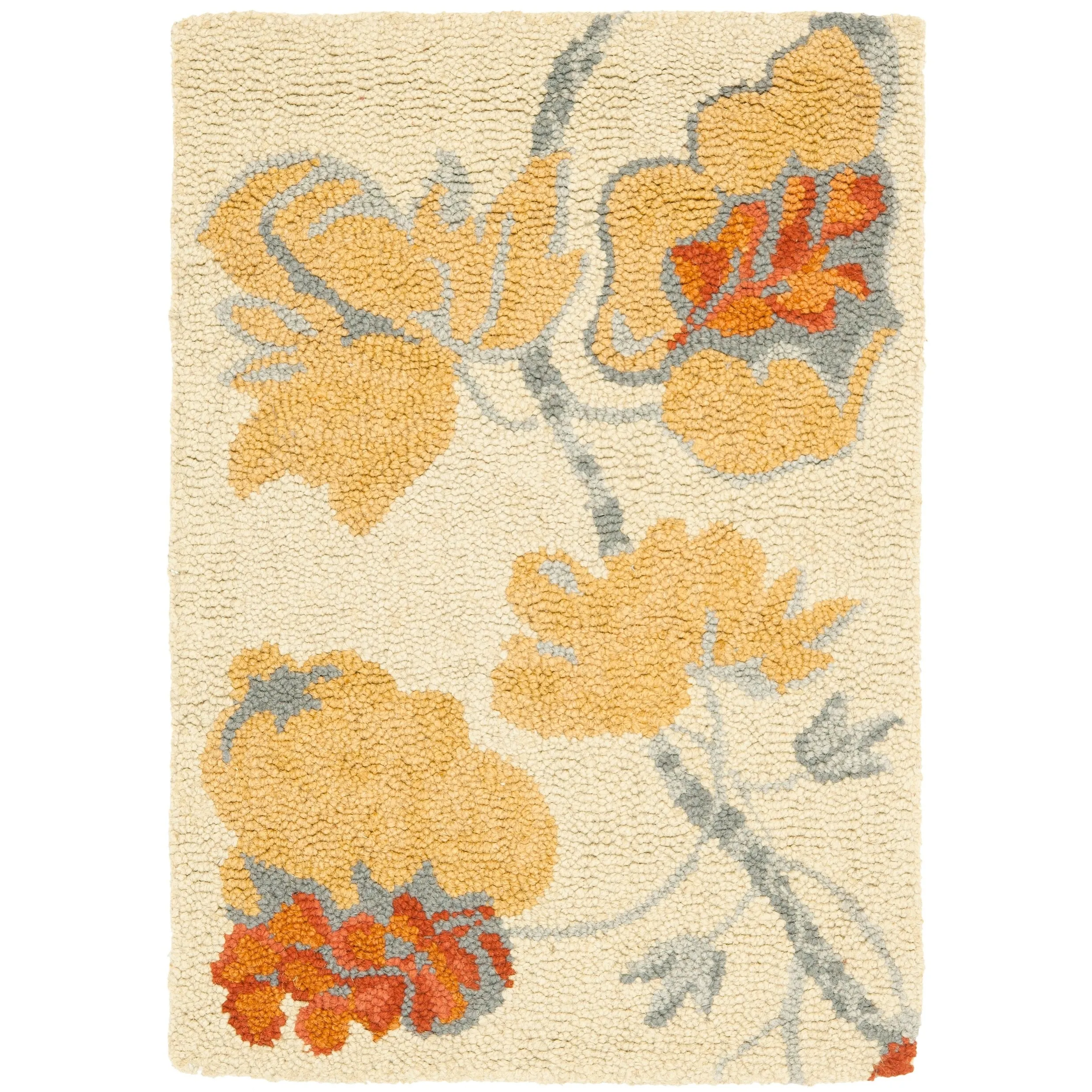 SAFAVIEH Handmade Blossom Smadar Modern Floral Wool Rug