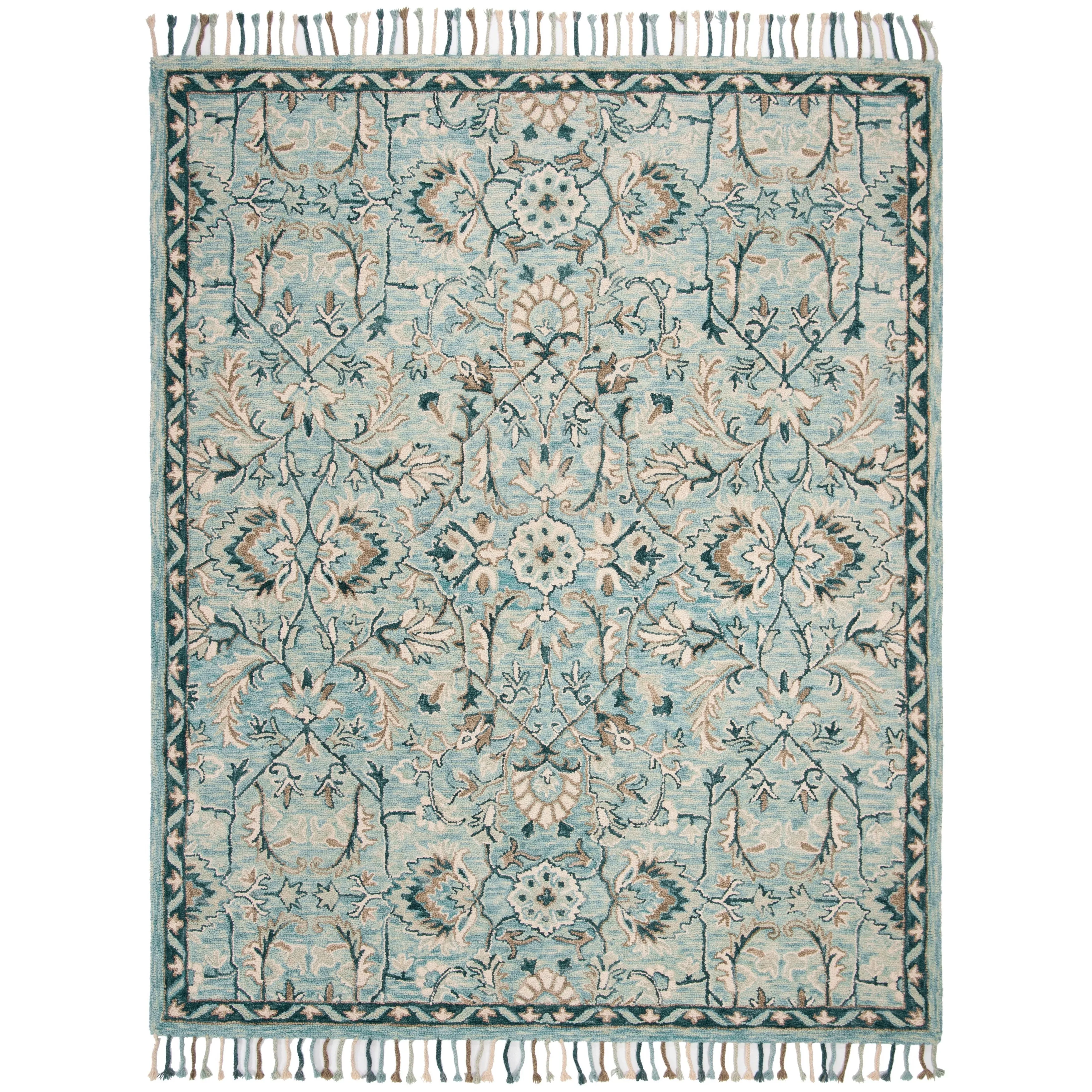 SAFAVIEH Handmade Blossom Souheila Modern Floral Wool Rug