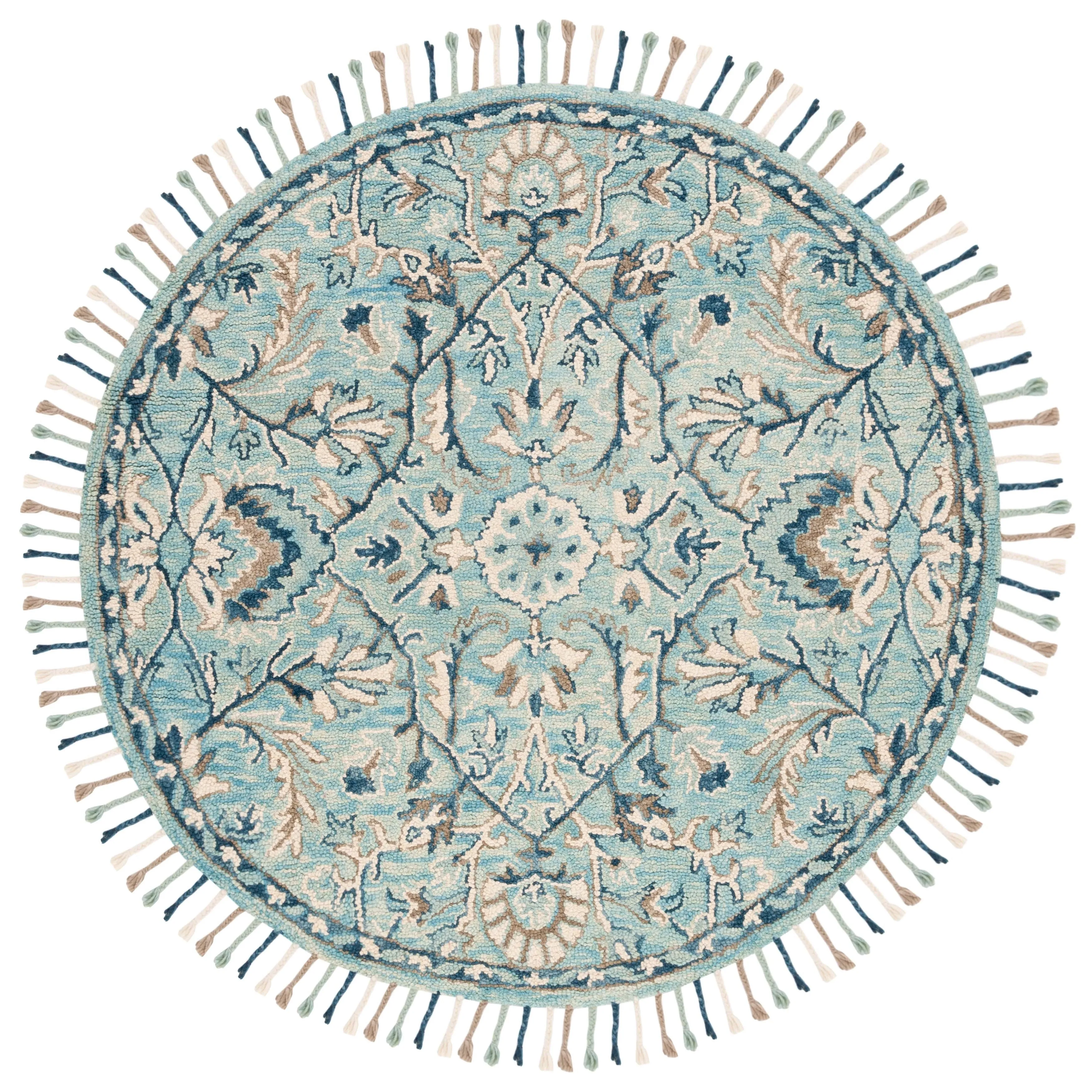 SAFAVIEH Handmade Blossom Souheila Modern Floral Wool Rug