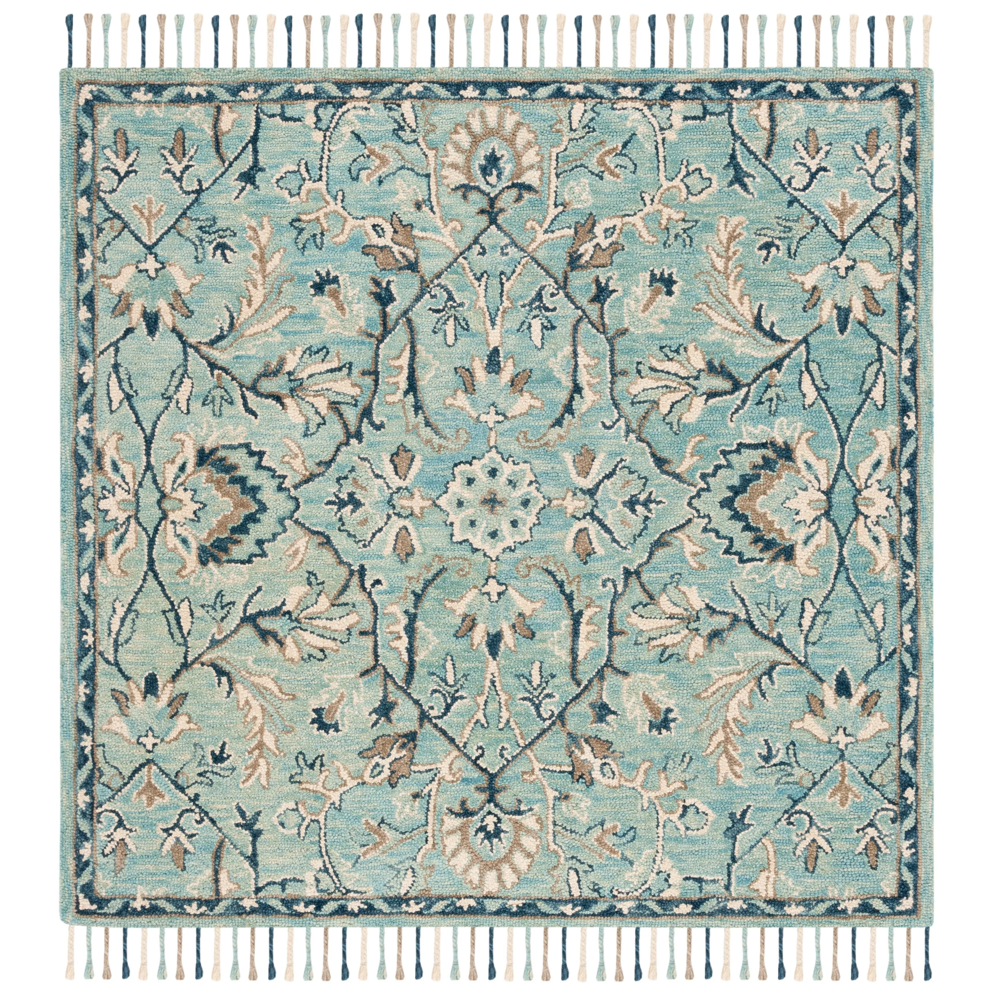 SAFAVIEH Handmade Blossom Souheila Modern Floral Wool Rug