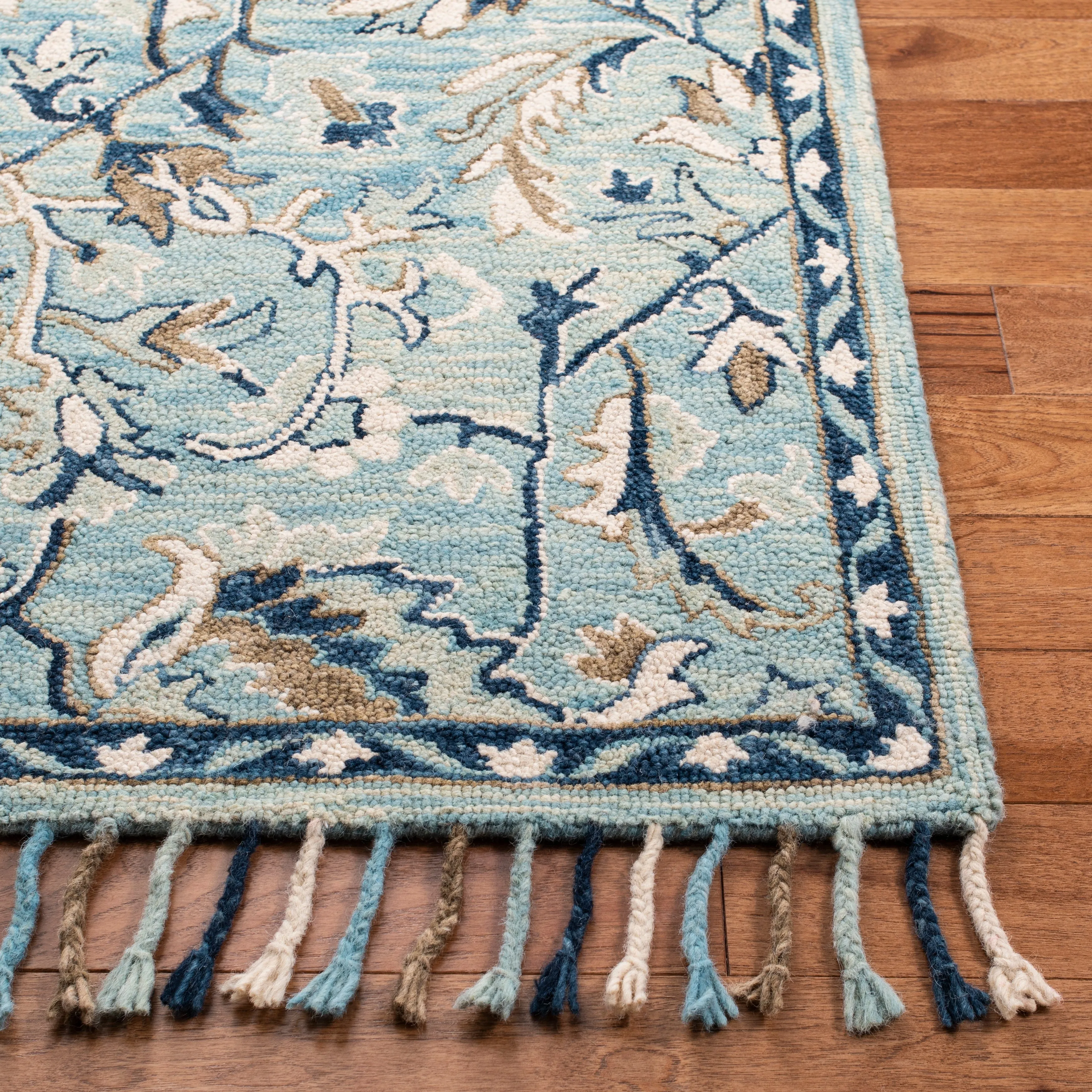 SAFAVIEH Handmade Blossom Souheila Modern Floral Wool Rug