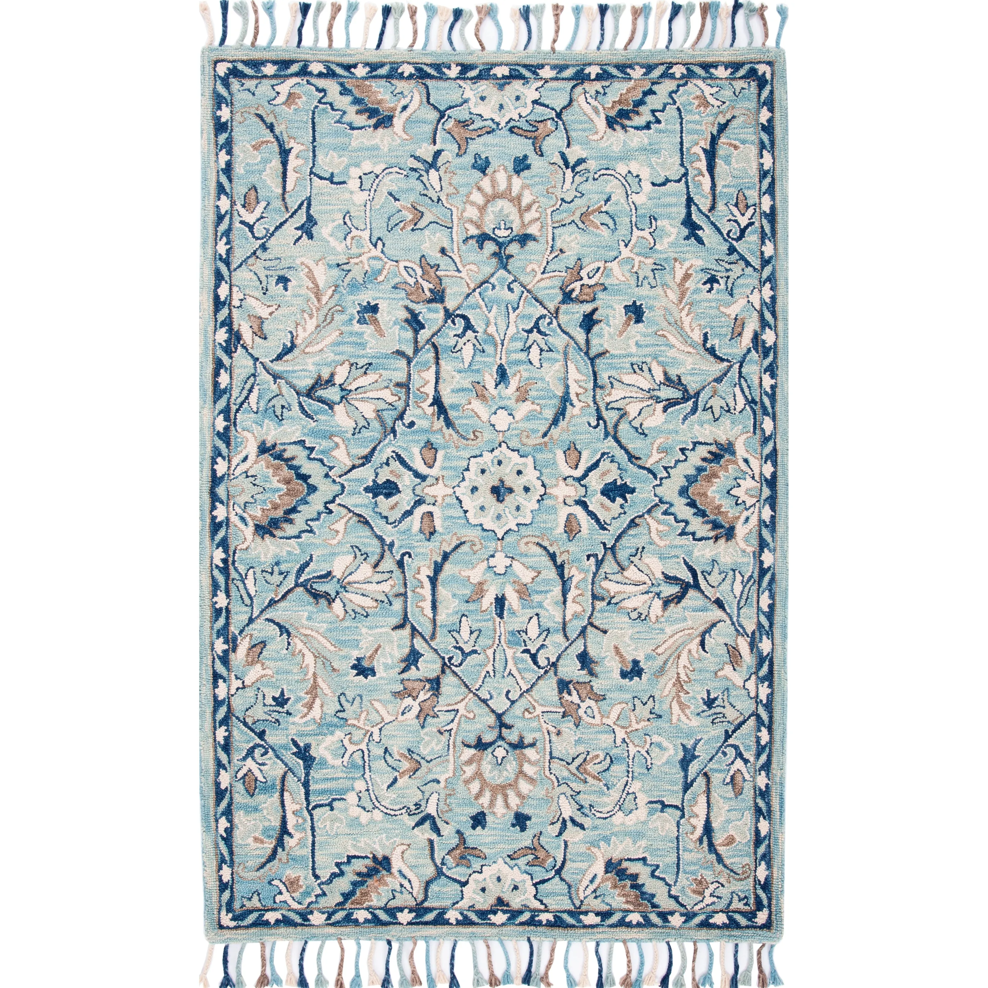 SAFAVIEH Handmade Blossom Souheila Modern Floral Wool Rug