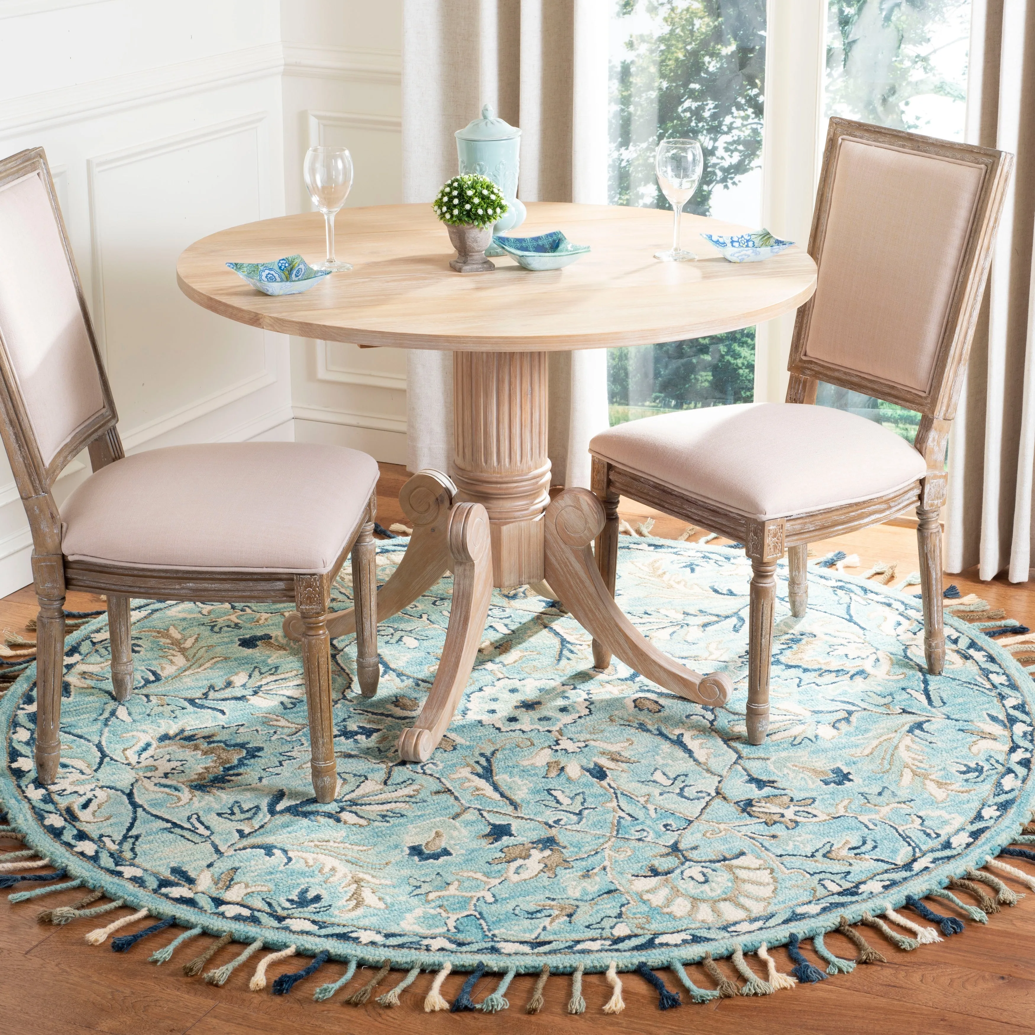 SAFAVIEH Handmade Blossom Souheila Modern Floral Wool Rug