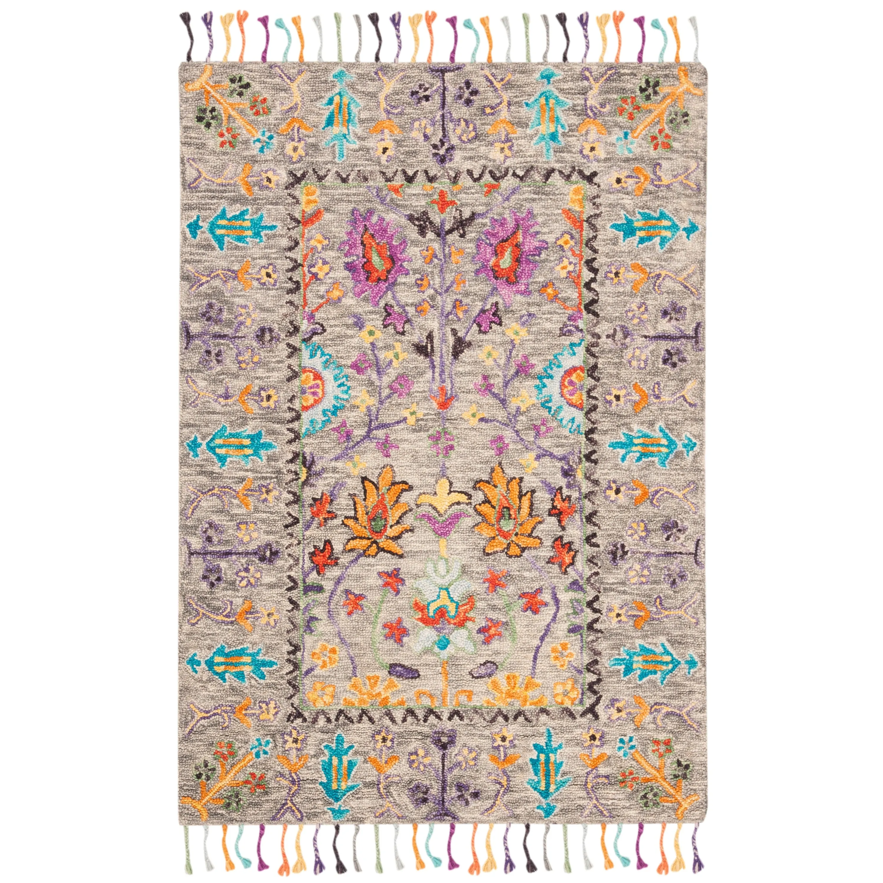 SAFAVIEH Handmade Blossom Takuko Modern Floral Wool Rug