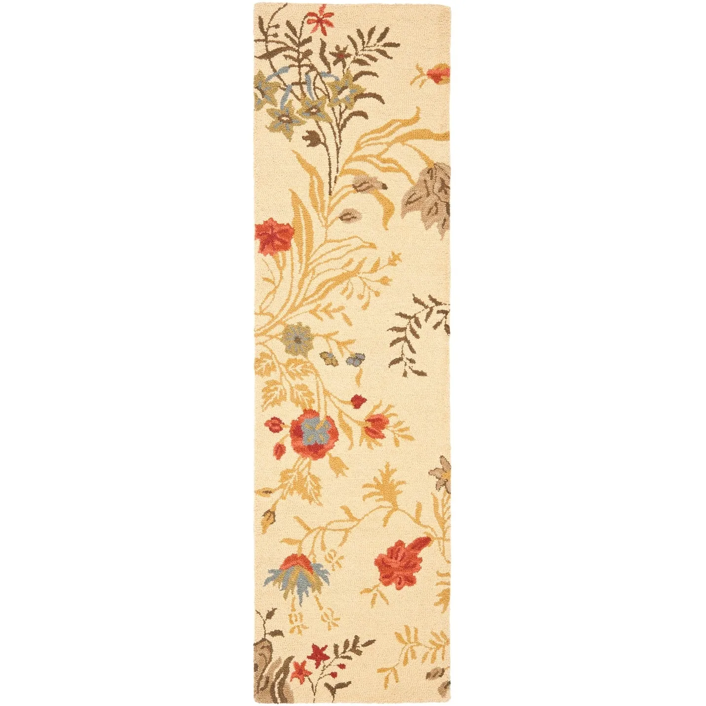 SAFAVIEH Handmade Blossom Wintrud Modern Floral Wool Rug