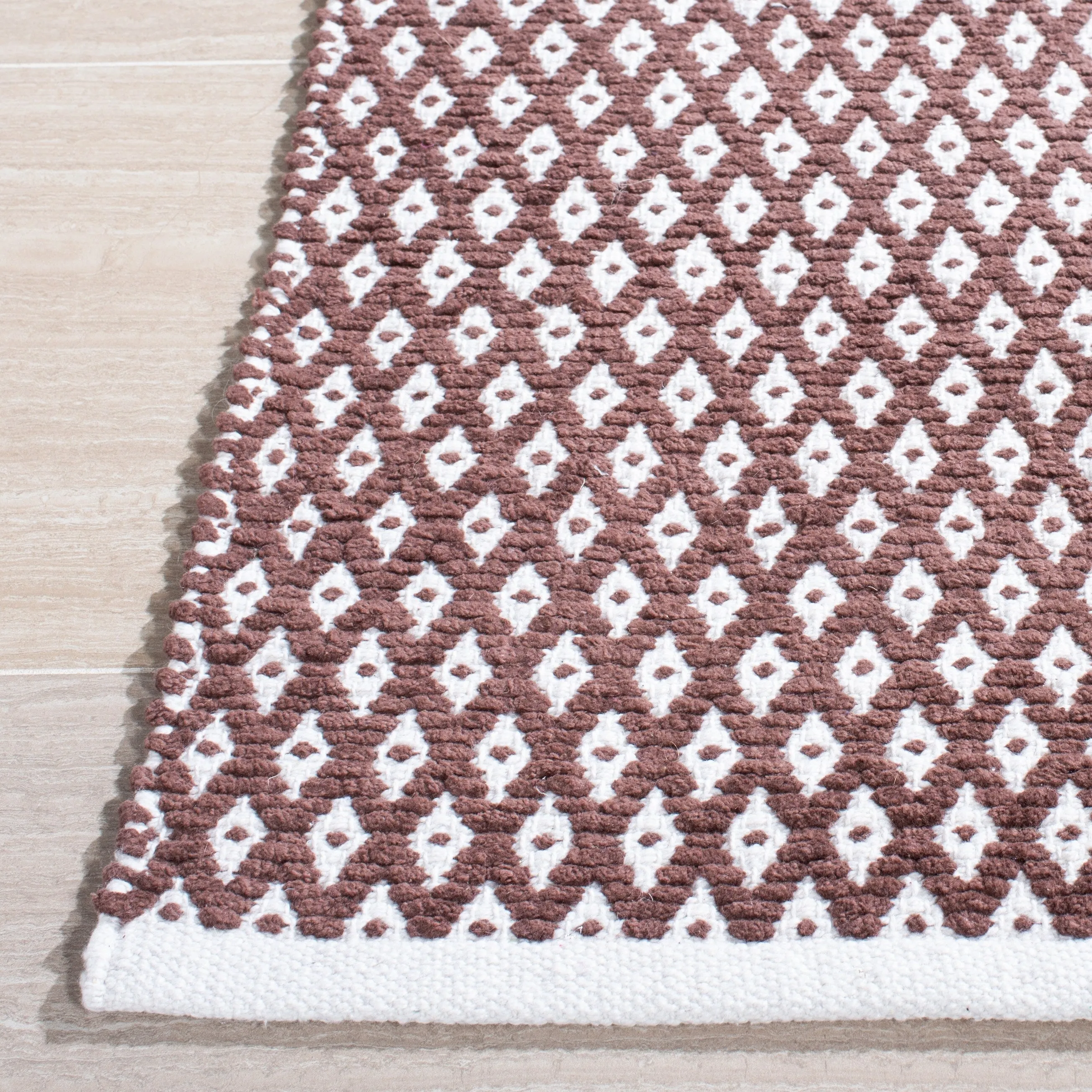 SAFAVIEH Handmade Boston Shirine Coastal Cotton Flatweave Rug